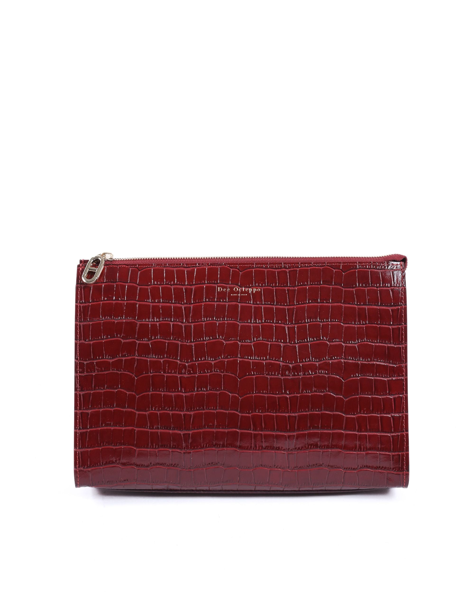 Dee Ocleppo Pochette da donna DORSET BORDEAUX