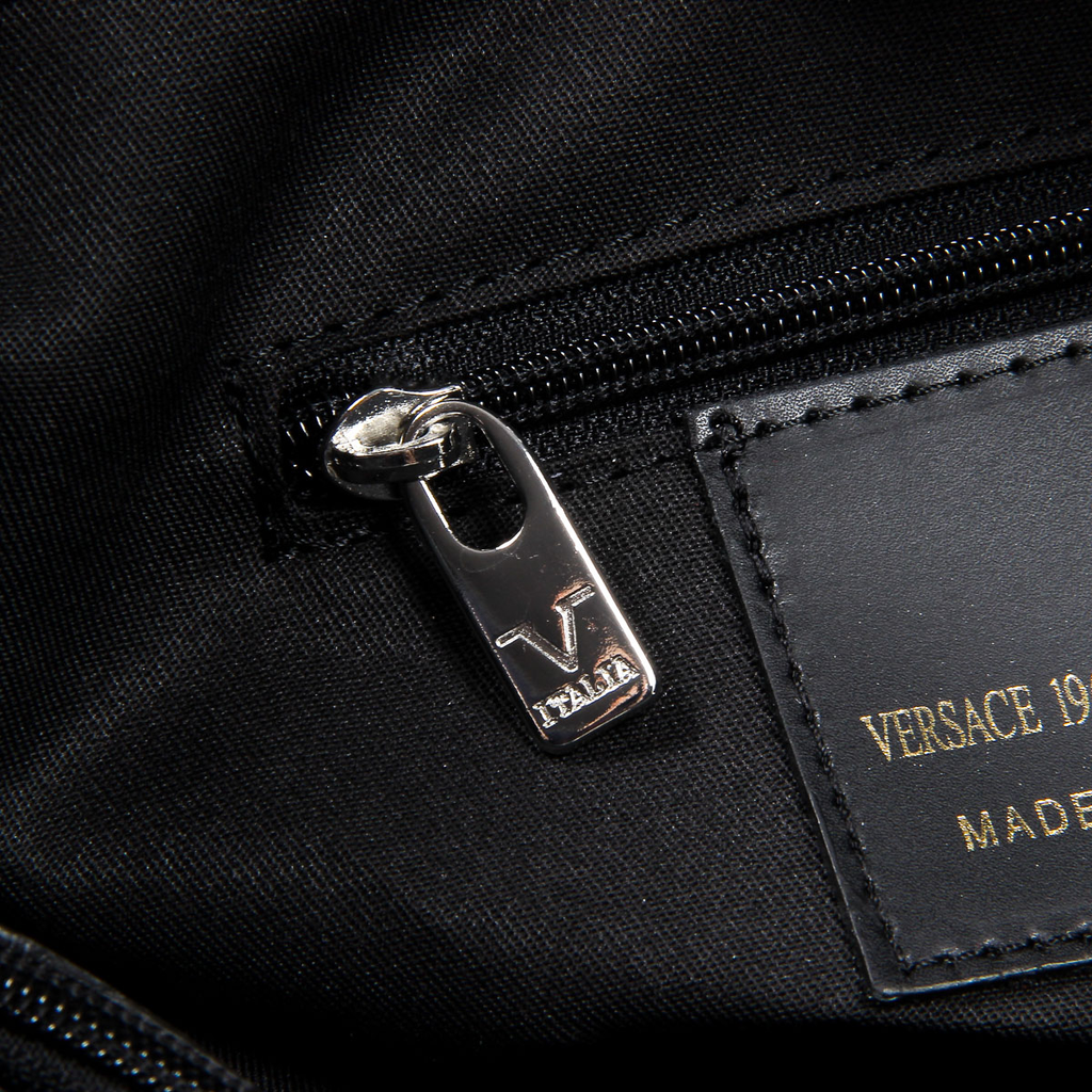 Borsa da donna V 1969 Italia V013-S PALMELLATO NERO