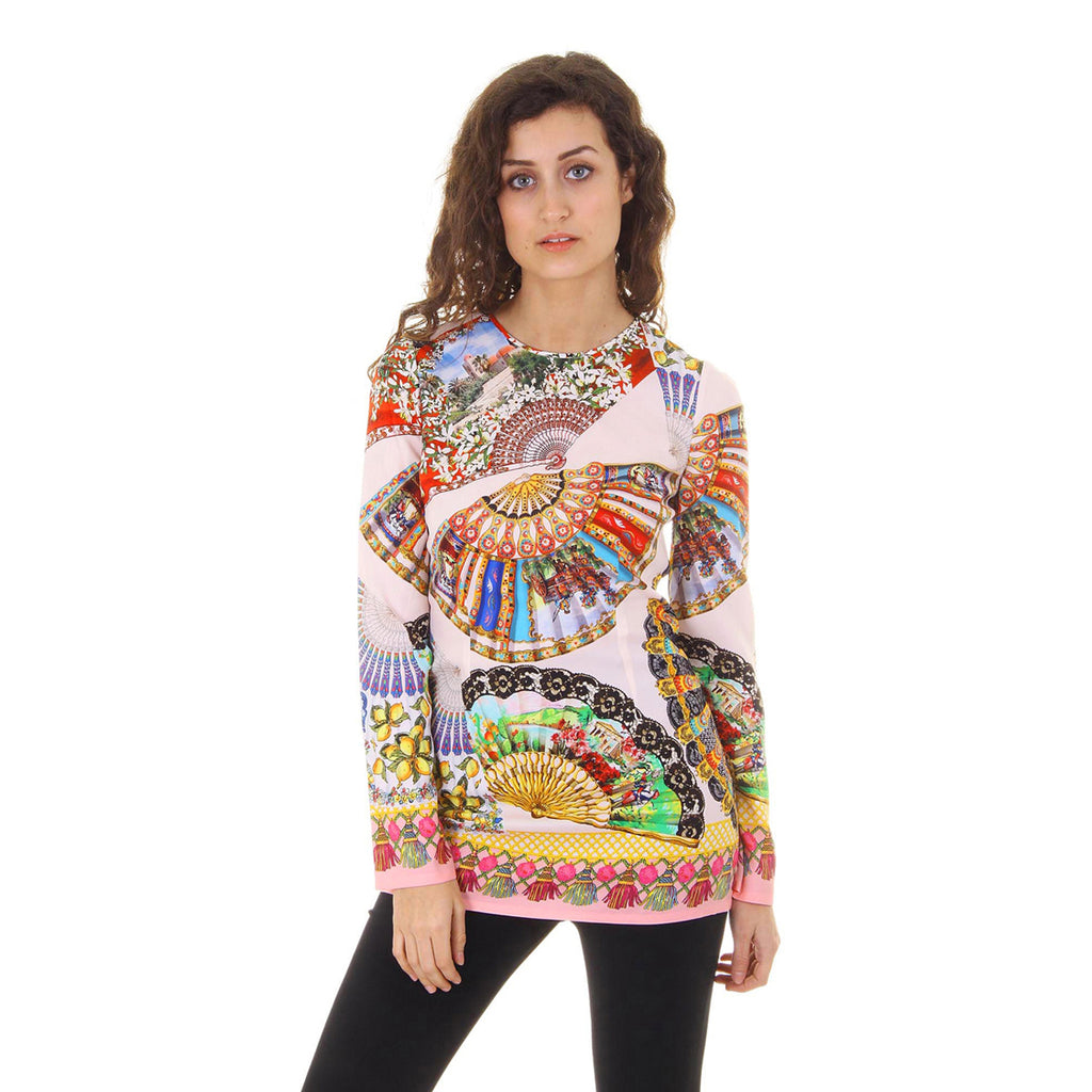 Dolce & Gabbana top da donna a manica lunga F7M58T FPAGZ X0800