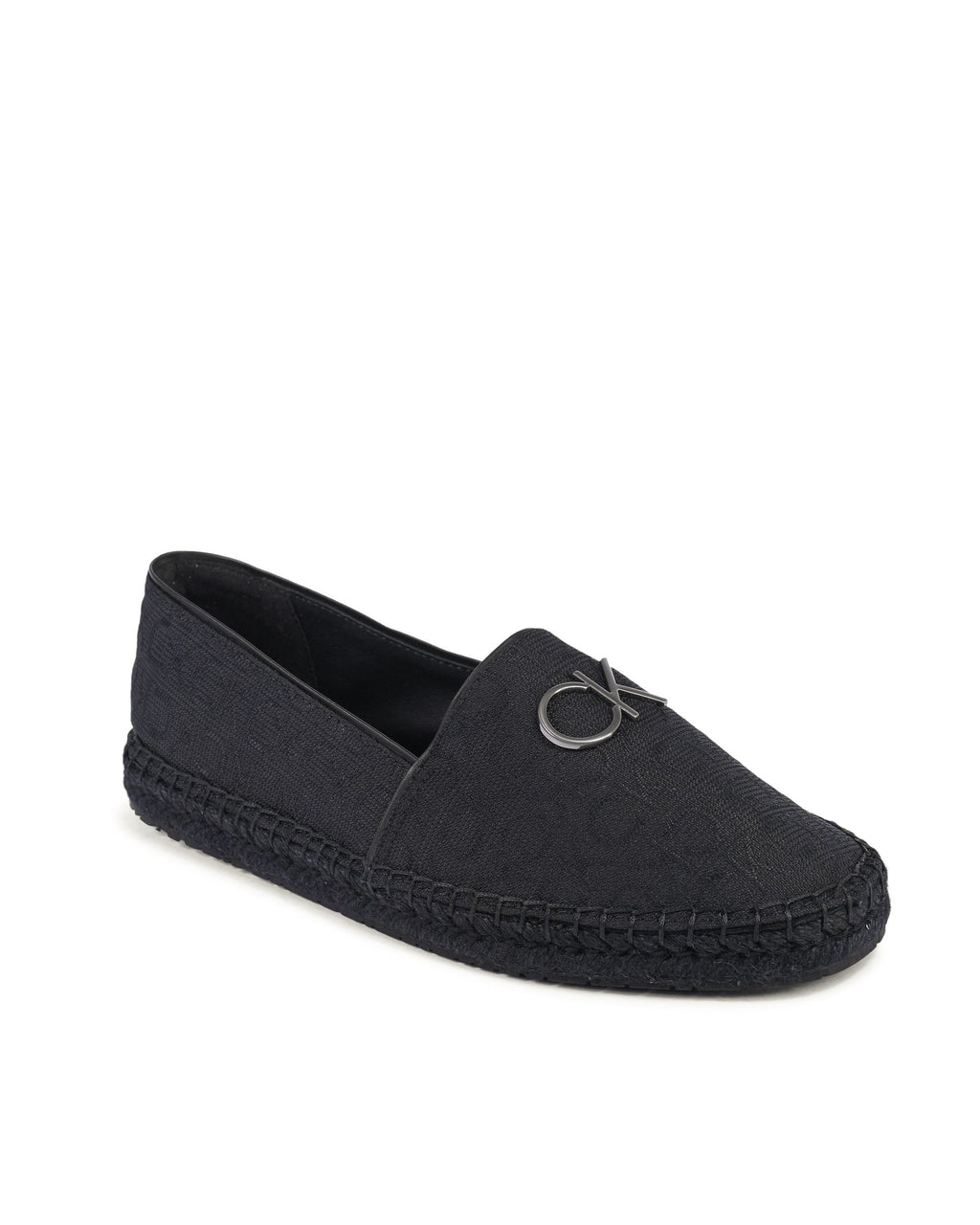 Espadrillas da donna Calvin Klein nere HW0HW014580GN
