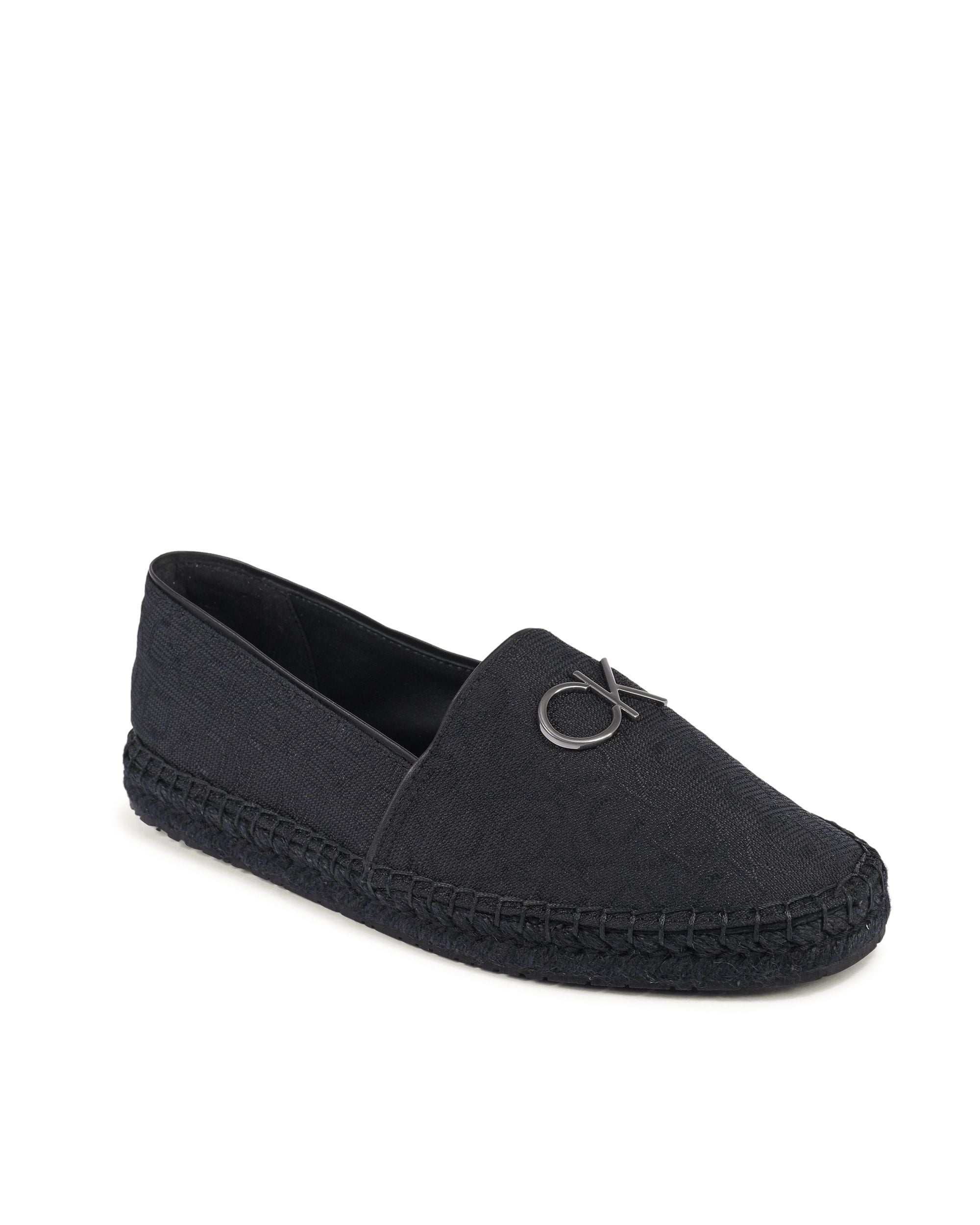 Espadrillas da donna Calvin Klein nere HW0HW014580GN