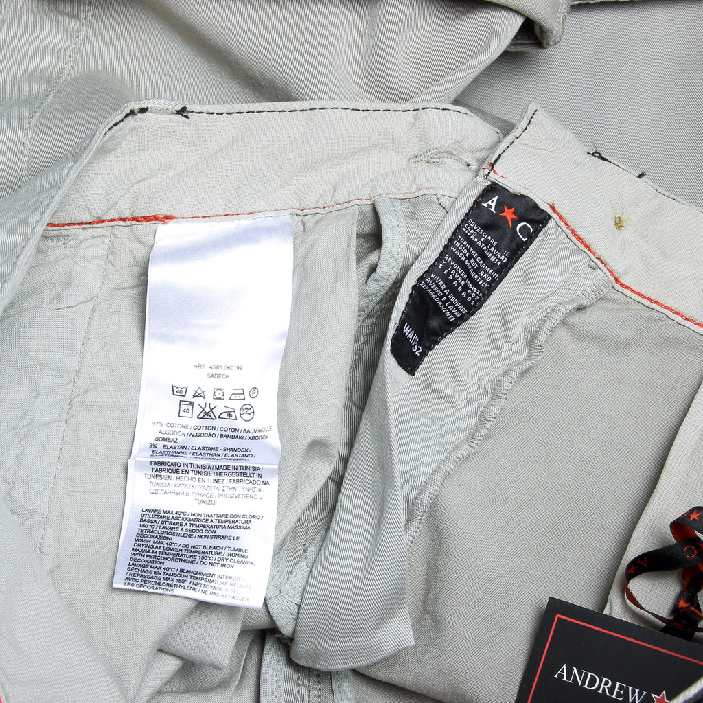 Andrew Charles Pantaloncini da uomo grigio chiaro SADECK