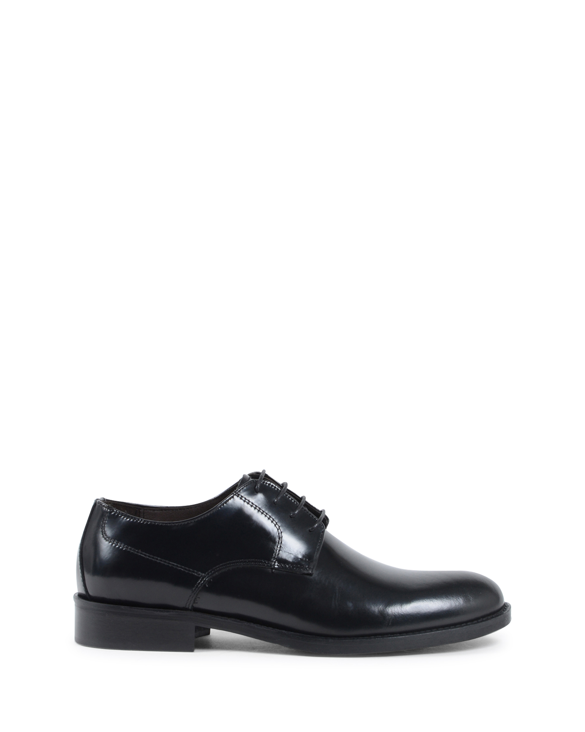 19V69 Italia Mens Classic Shoe Black 912 MP ABRASIVATO NERO
