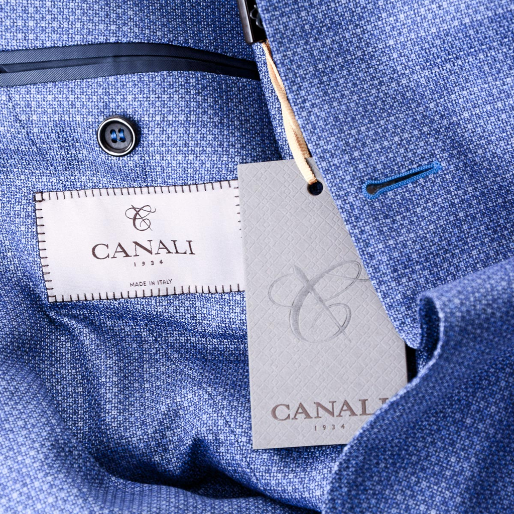Giacca uomo Canali maniche lunghe blu