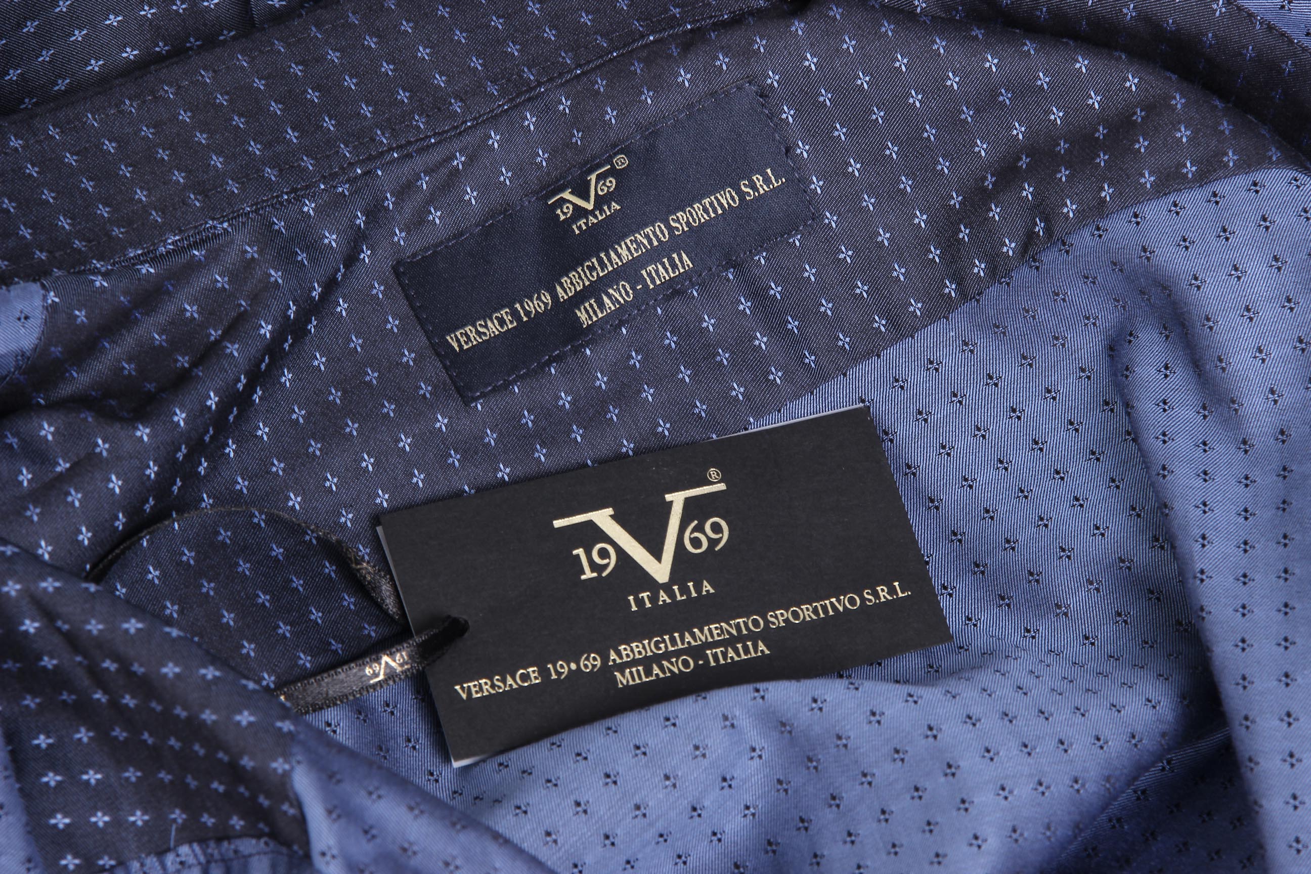 V 1969 Italia Camicia Uomo Modern Classic Fit 377 ART. 417