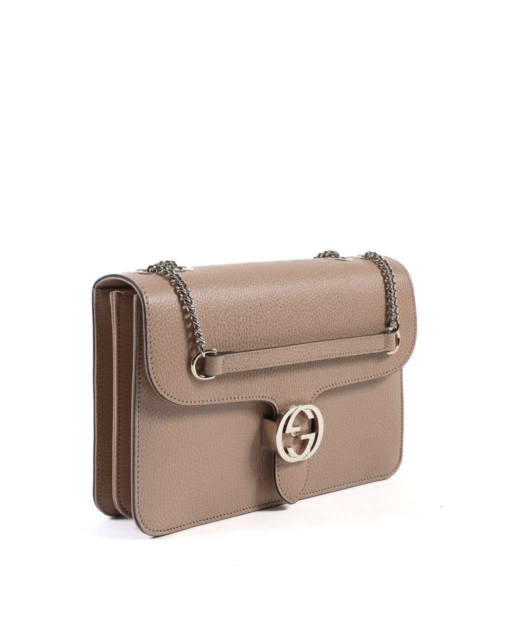 Borsa Gucci Interlocking in pelle con catena 510303 CAO0G 2754