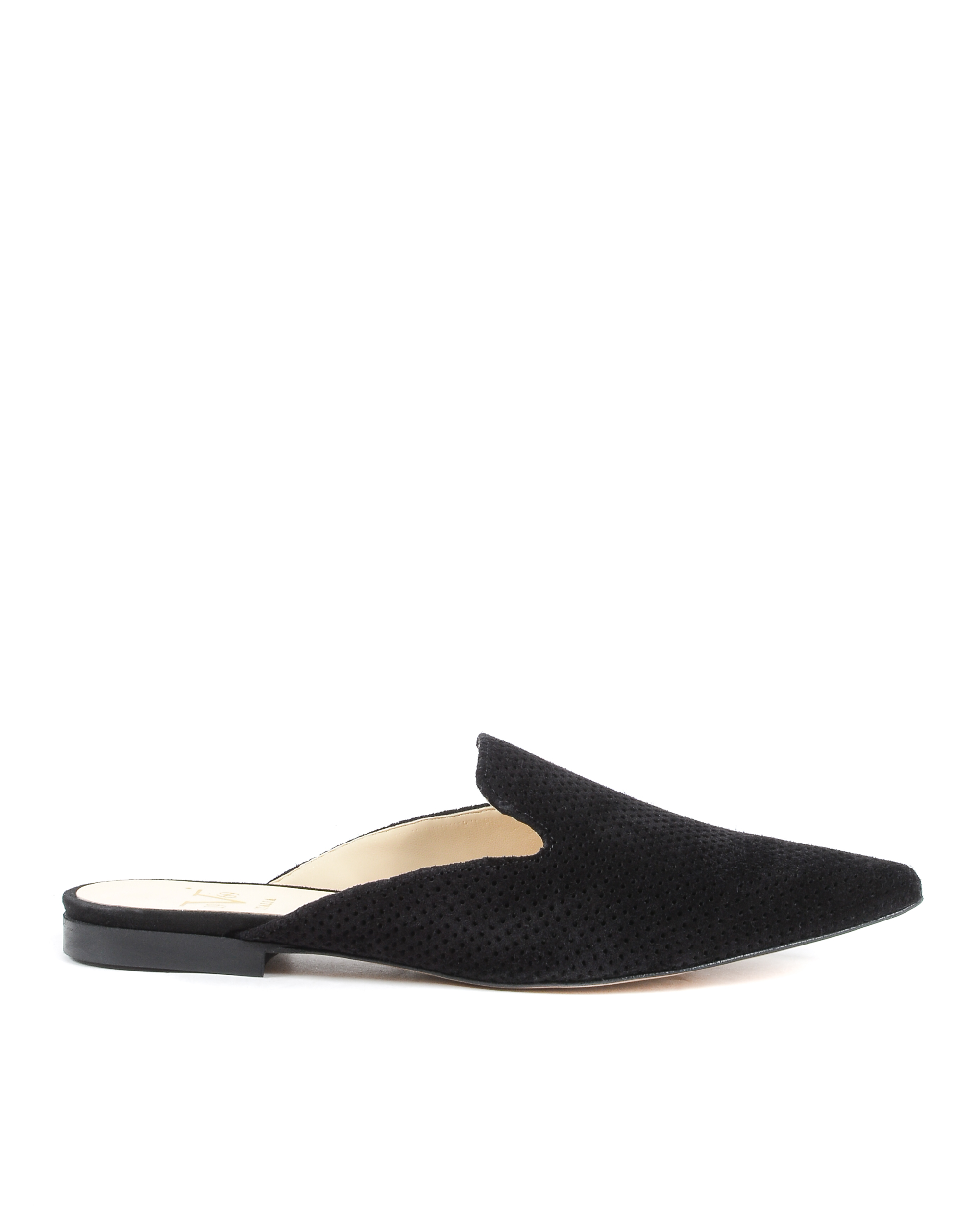 19V69 Italia Womens Slide Black 4747 SABOT TRAF CAM NERO