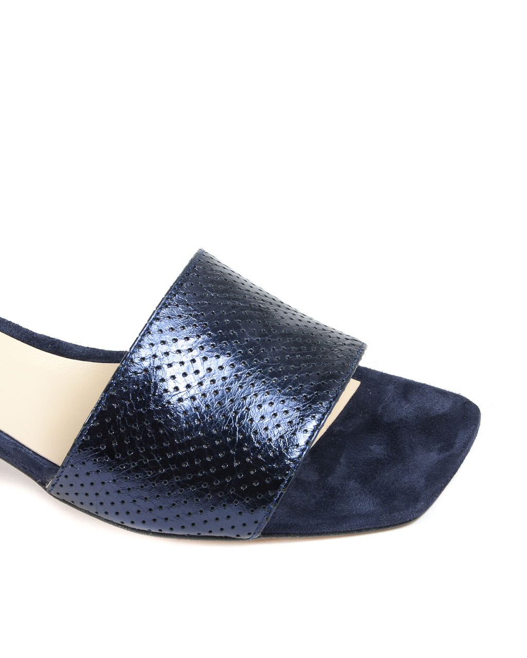 19V69 Italia Sandalo Donna Lamè Blu Navy 4909 TRAF LAM BLU SCURO