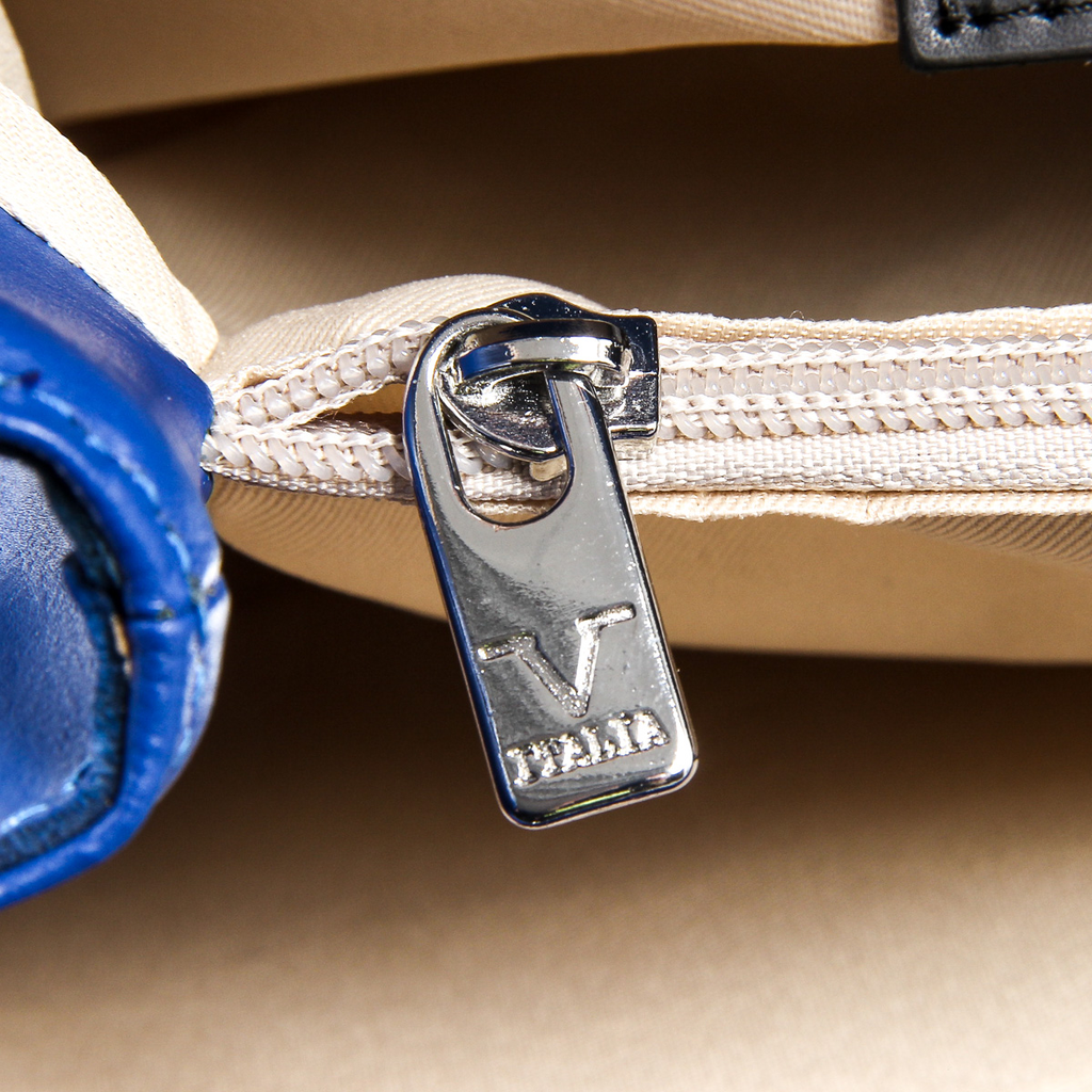 Borsa da donna V 1969 Italia V004-S RUGA BLUETTE