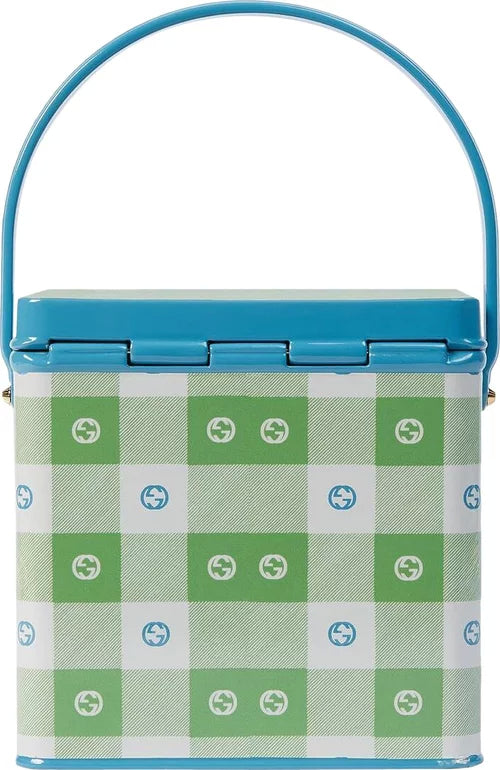 Borsa Gucci Box verde multicolore