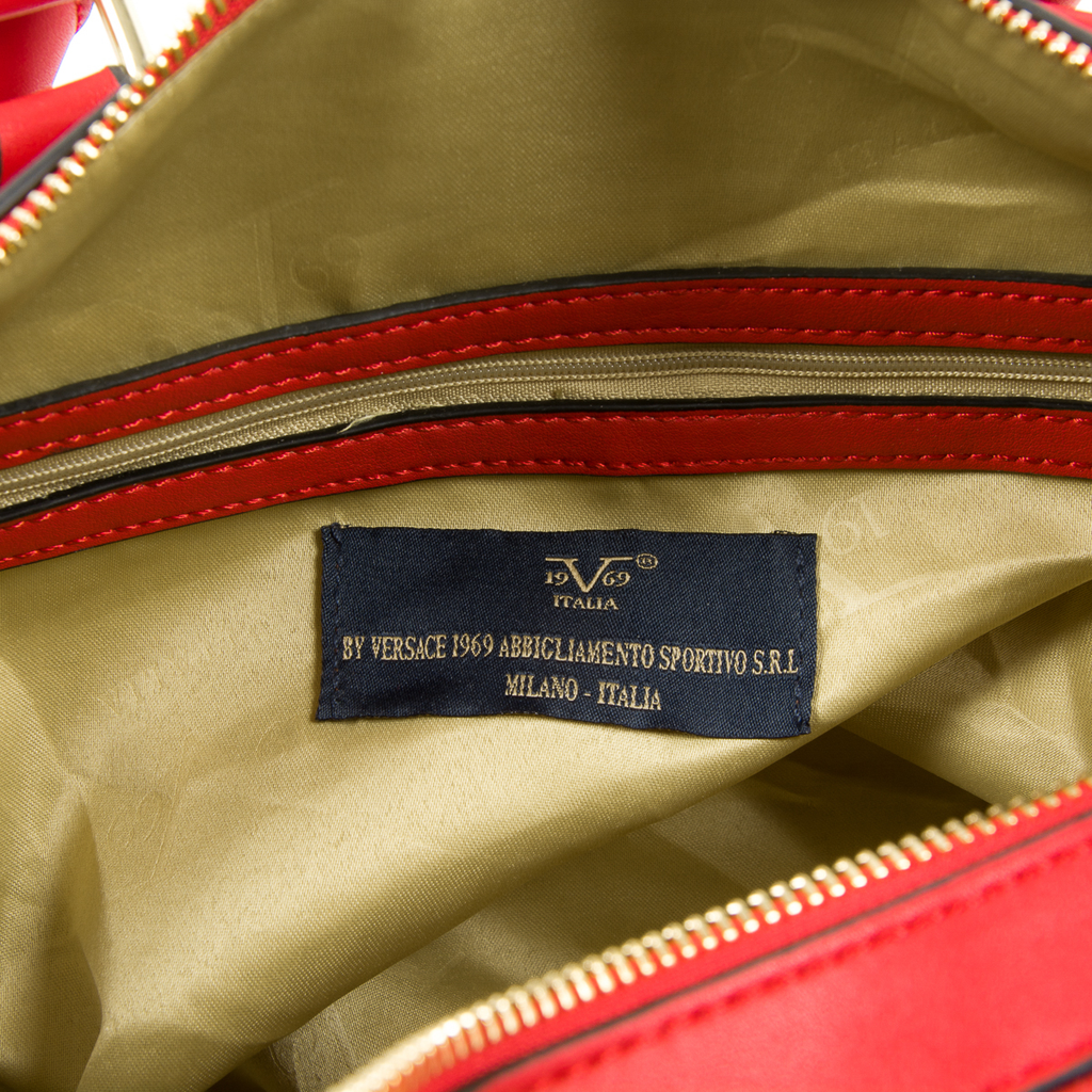 V 1969 Italia Borsa da donna rossa CLAIRE