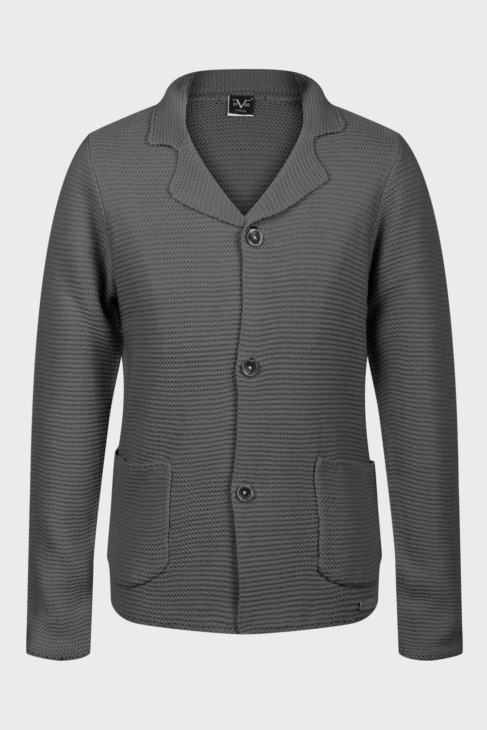 19V69 Italia Cardigan Uomo Grigio JOEY GRIGIO SCURO