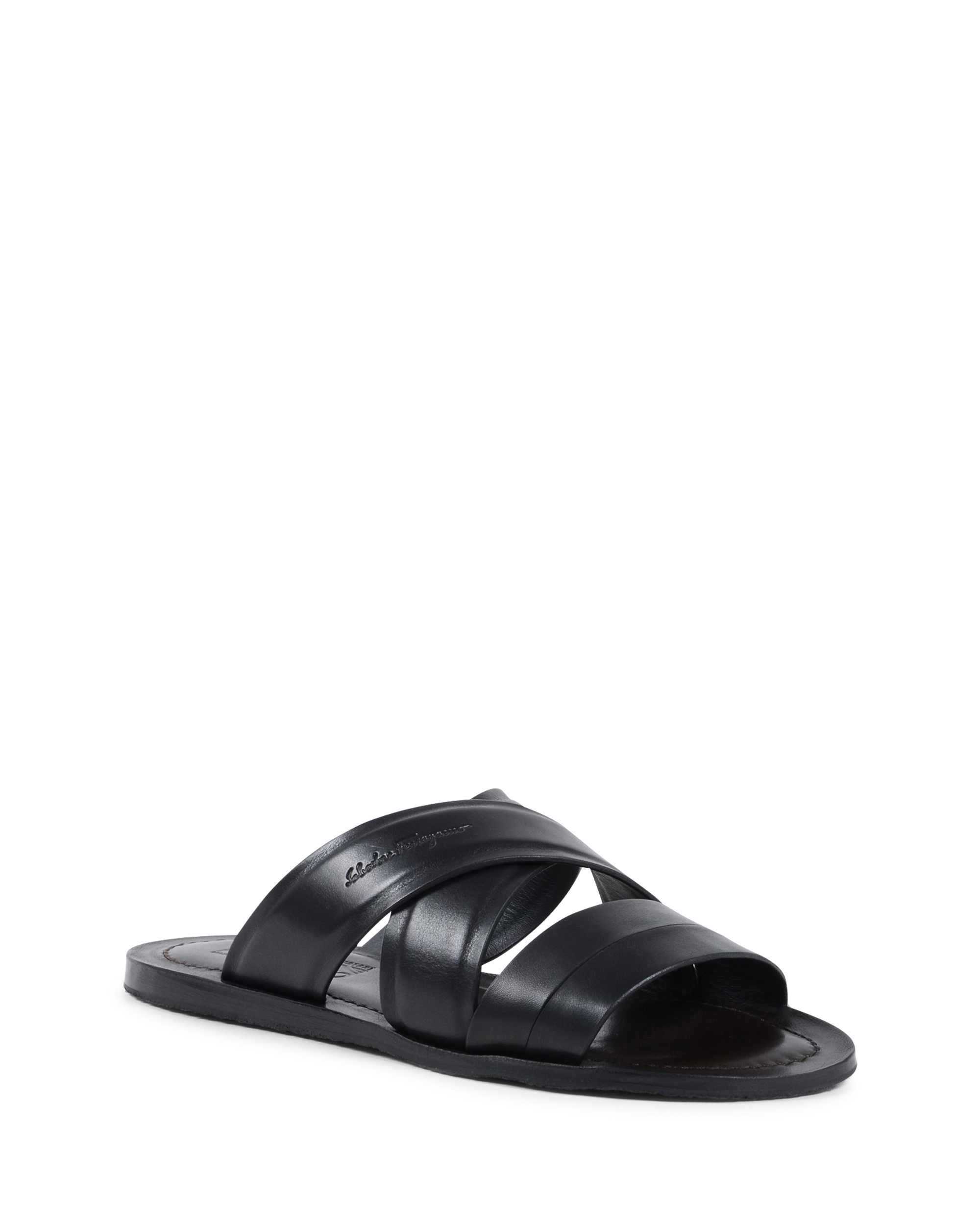 Pantofola Uomo Salvatore Ferragamo Nera FILONE