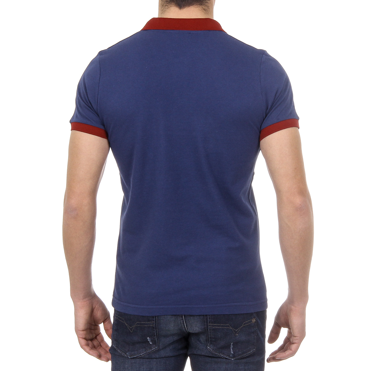 Polo da uomo a maniche corte Ufford & Suffolk Polo Club US002 BLU NAVY