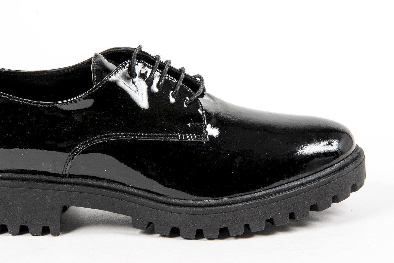 Scarpa stringata da donna V 1969 Italia C01 VERNICE NERO