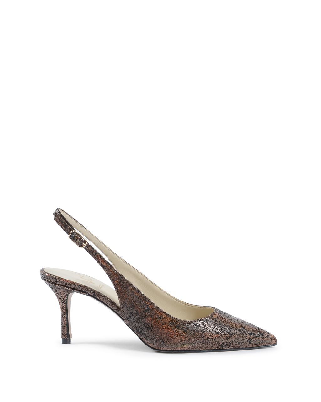 19V69 Italia Womens Slingback Pump Bronze PALOMA65 BOTTOLATO RAME