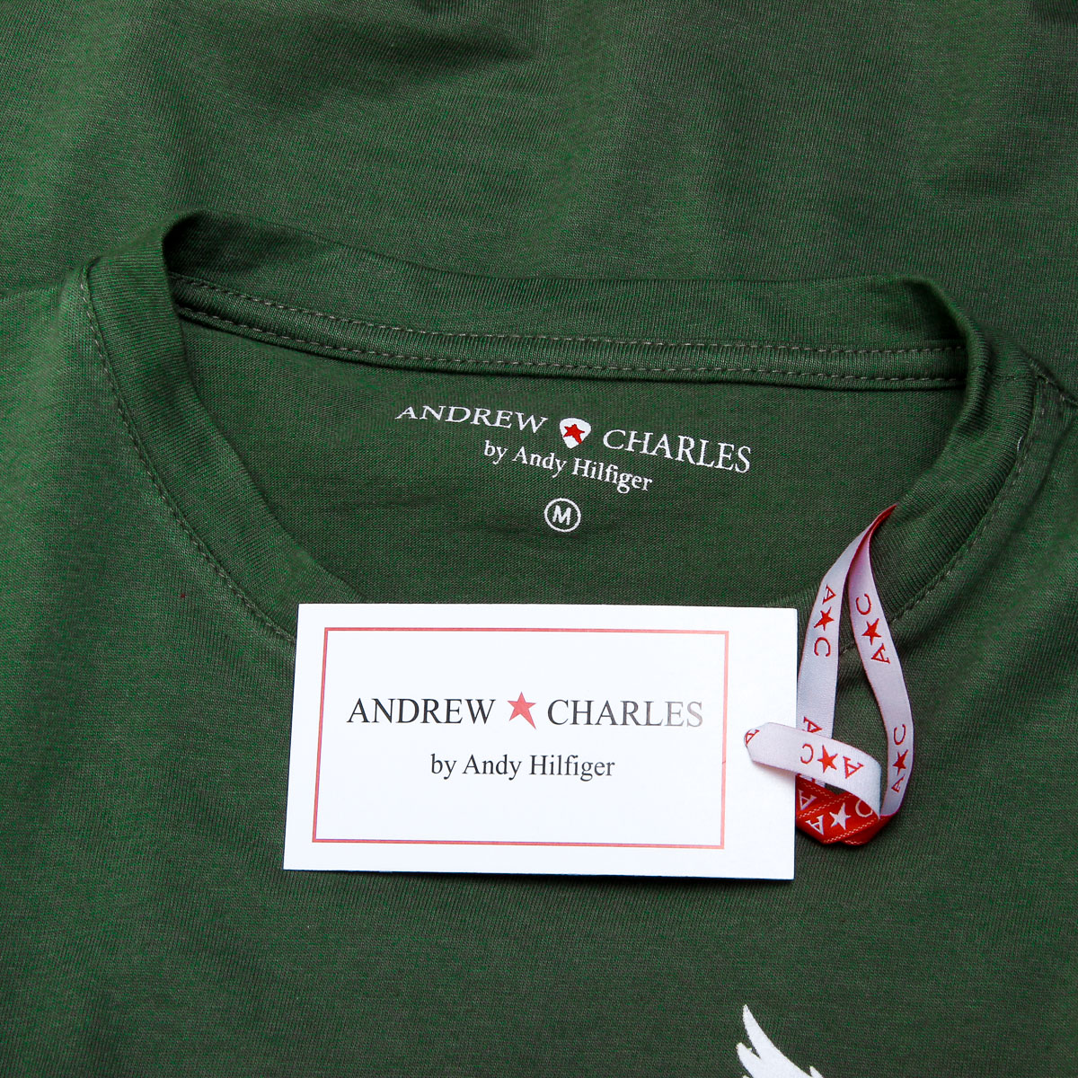 Andrew Charles T-shirt da donna a maniche corte con scollo rotondo verde TARANA