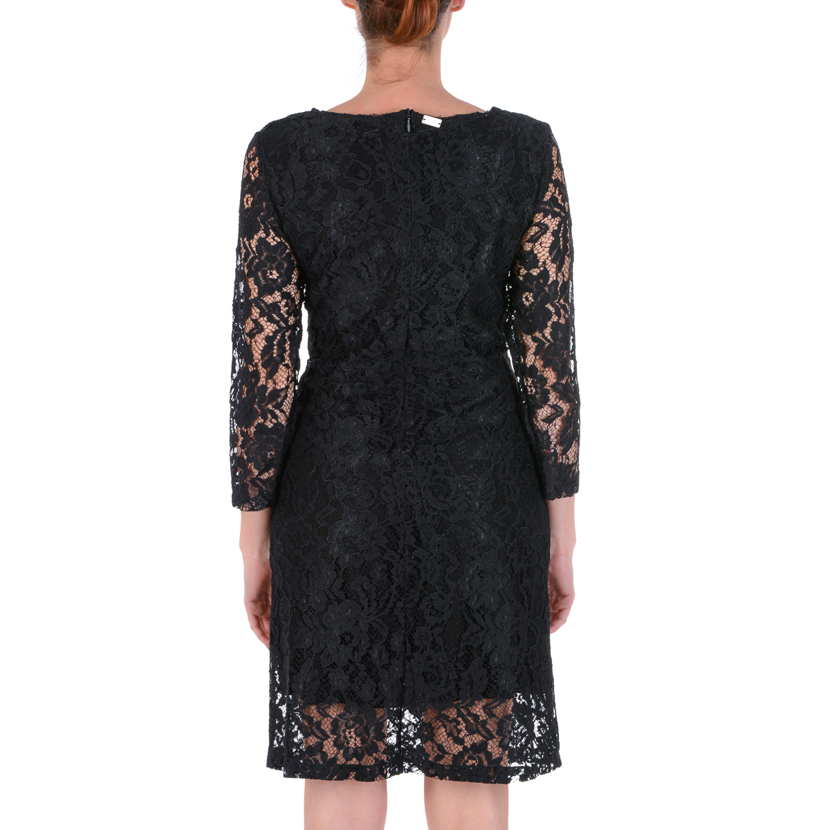 V 1969 Italia Abito da donna maniche 3/4 nero MILENA