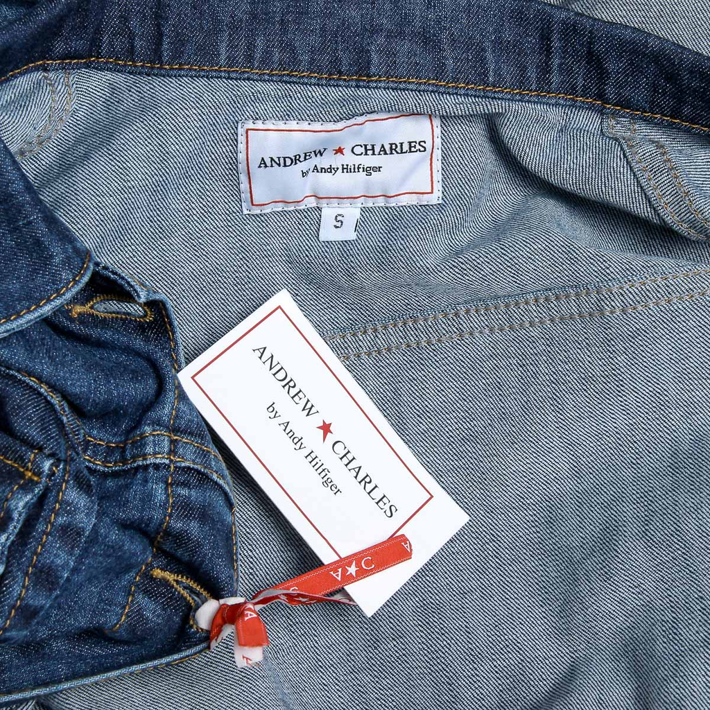 Giacca da donna Andrew Charles a maniche lunghe in denim LETIZIA
