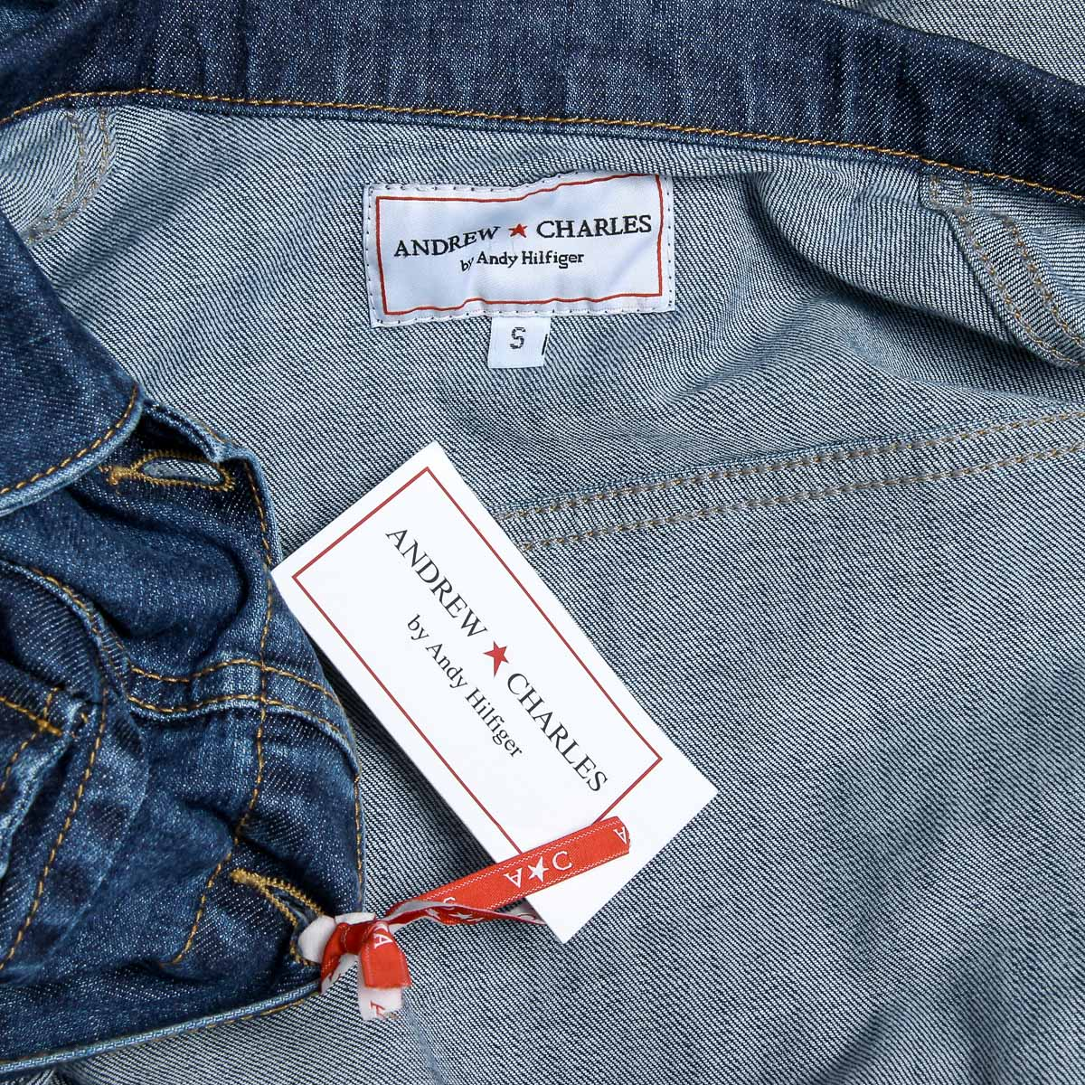 Giacca da donna Andrew Charles a maniche lunghe in denim LETIZIA