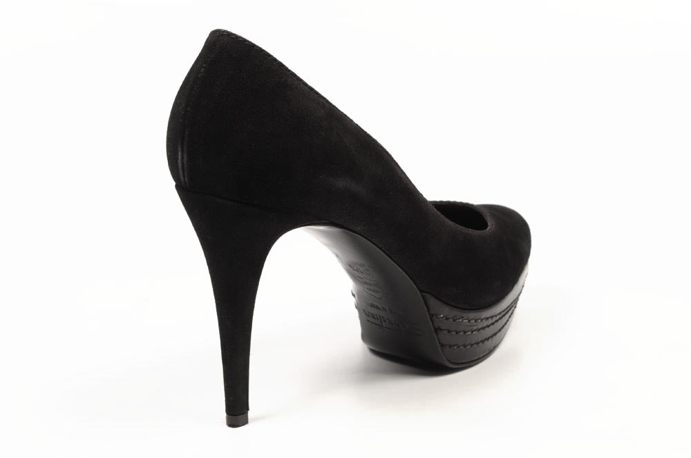 Décolleté da donna Sebastian Milano S4651 VELOUR STEEL (GRIGIO SCURO)
