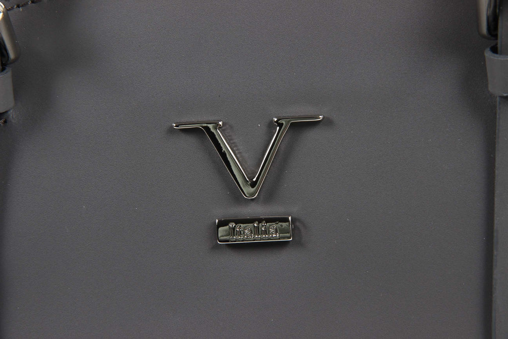 Borsa da donna V 1969 Italia V016-S RUGA STAMPATO GRIGIO