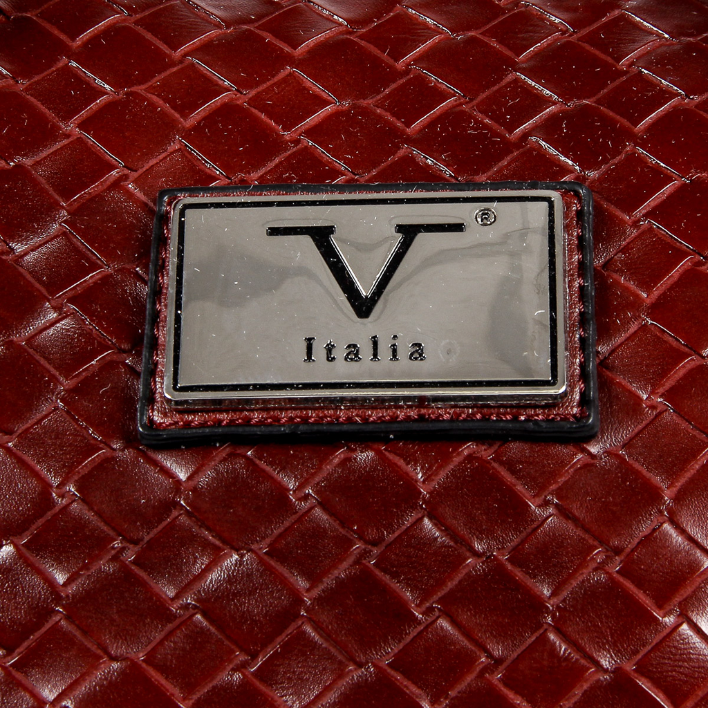 V 1969 Italia Borsa da uomo rosso scuro JEFF
