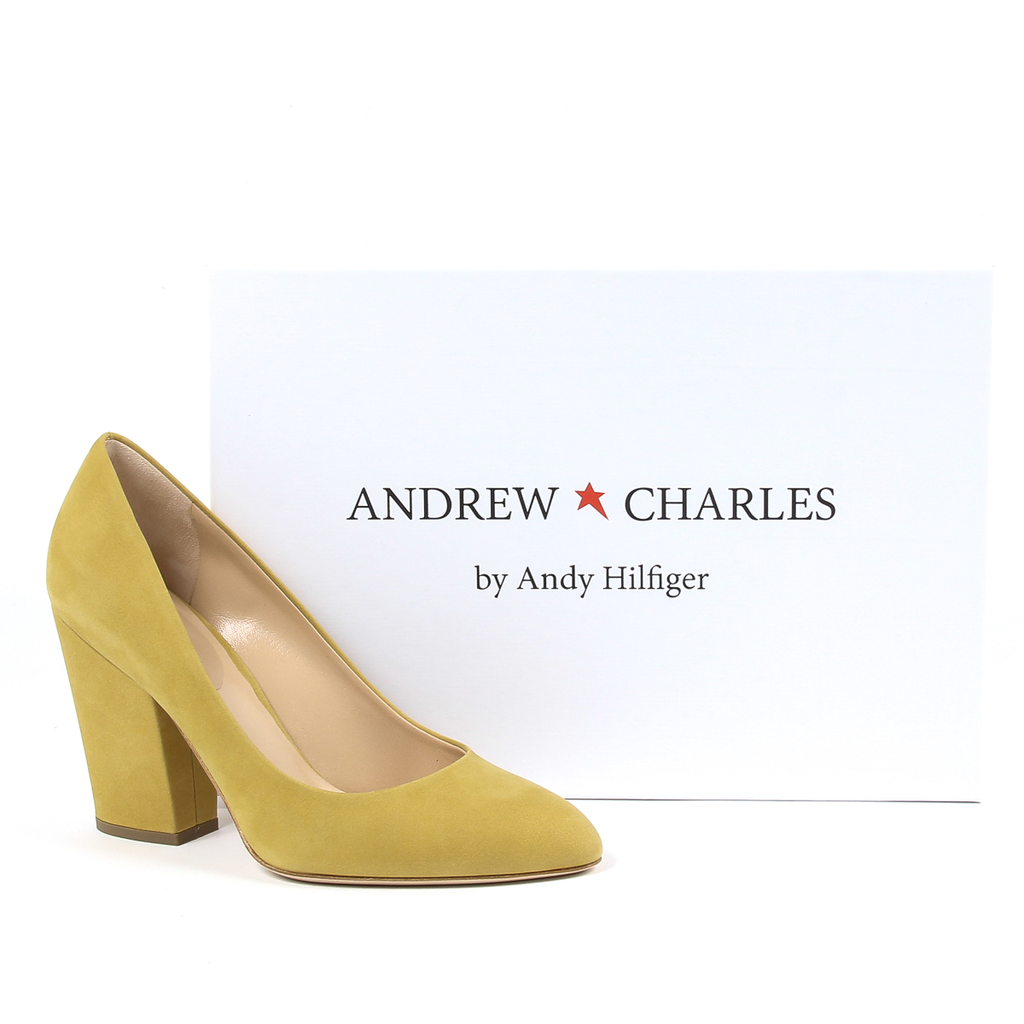 Andrew Charles By Andy Hilfiger Scarpe col tacco da donna gialle DALLAS