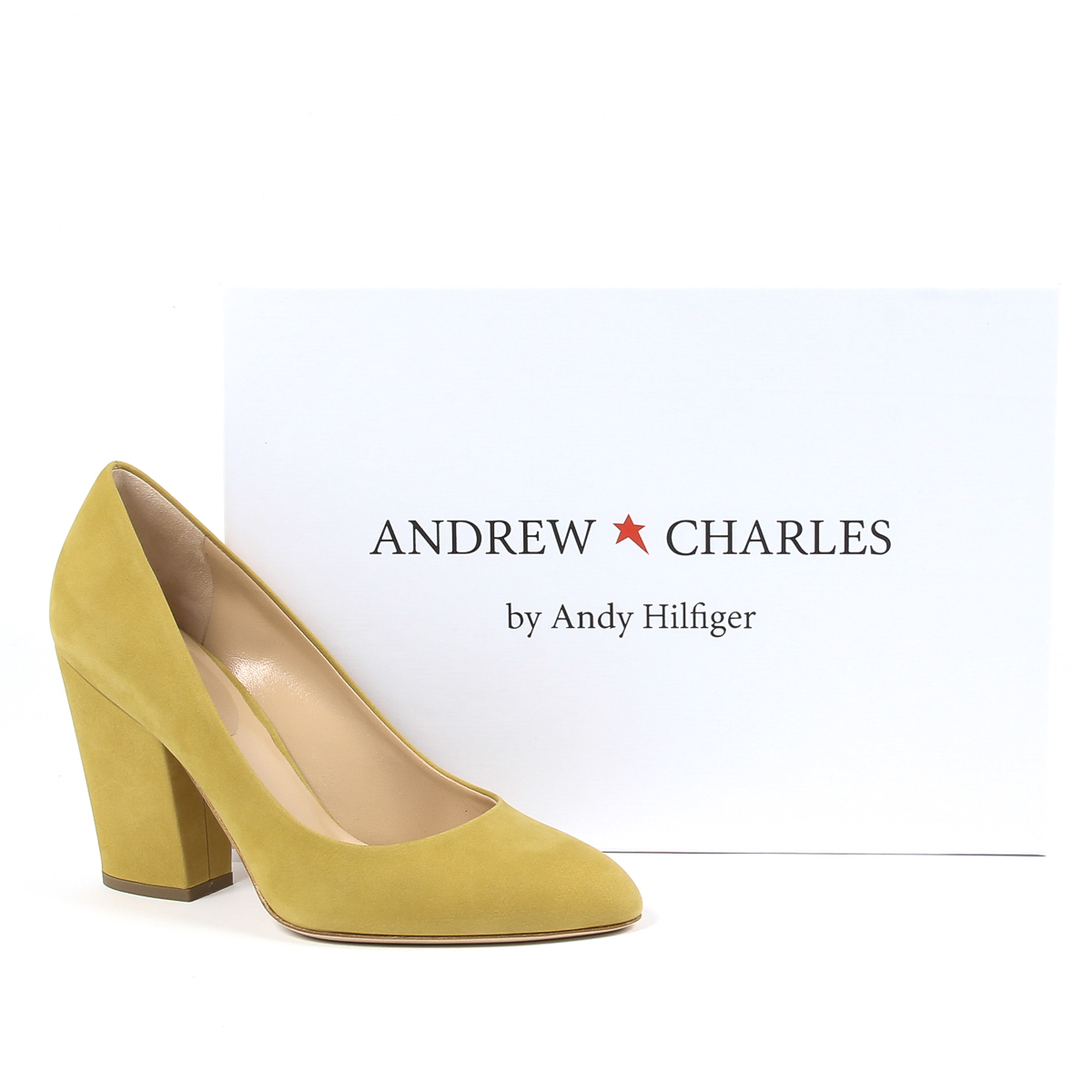 Andrew Charles By Andy Hilfiger Scarpe col tacco da donna gialle DALLAS