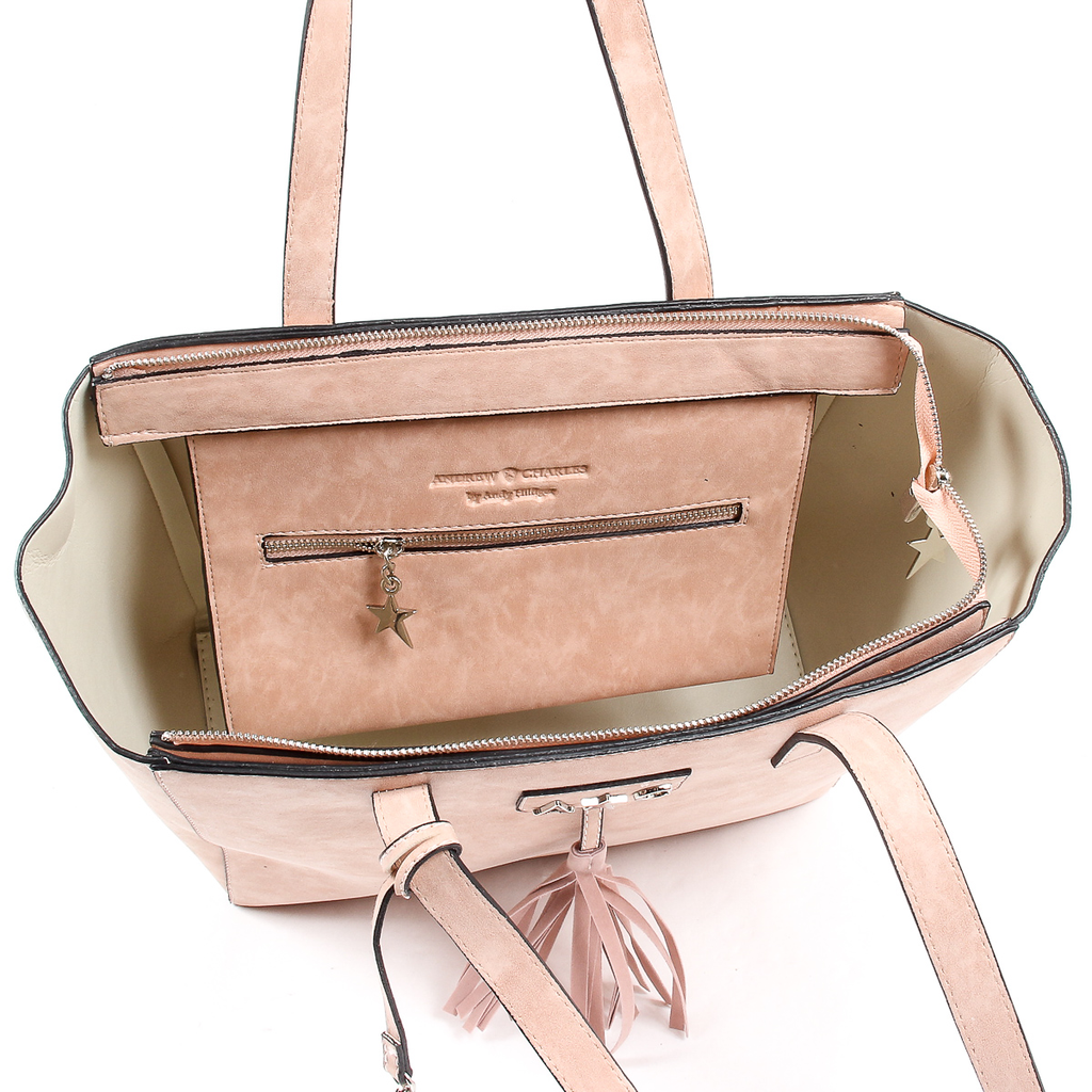 Borsa a mano da donna Andrew Charles rosa RAIN