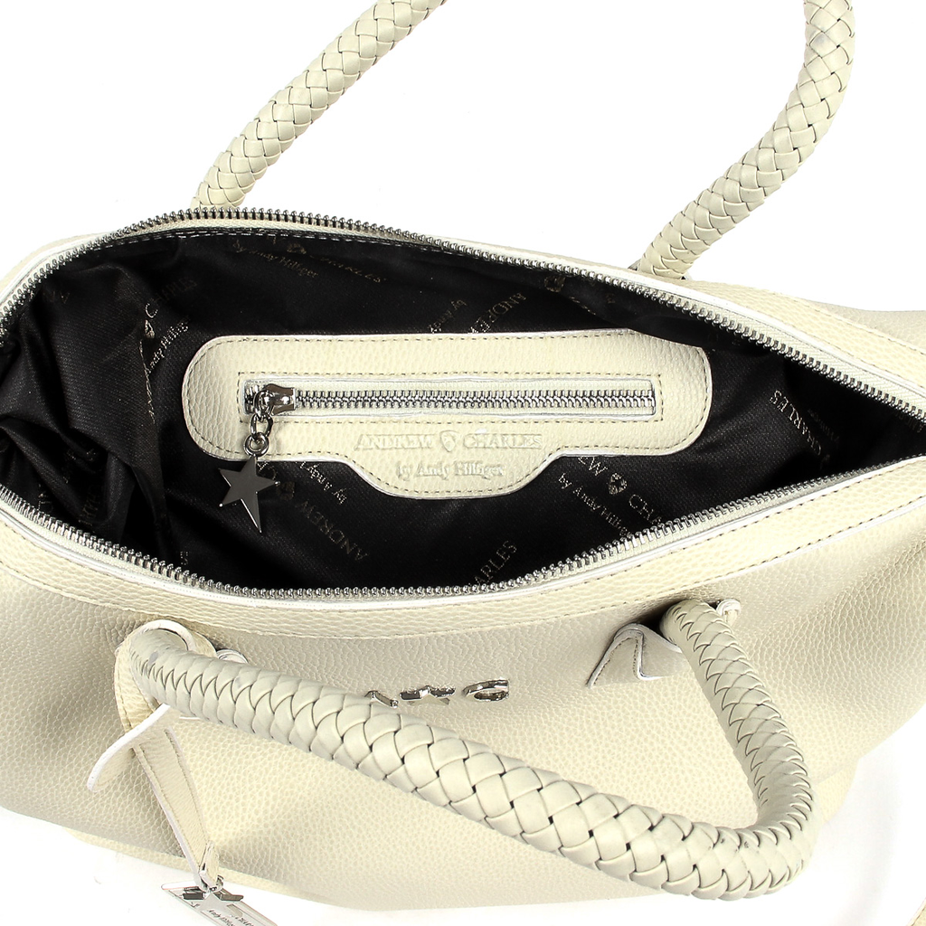 Borsa a mano da donna Andrew Charles Beige DARSEY