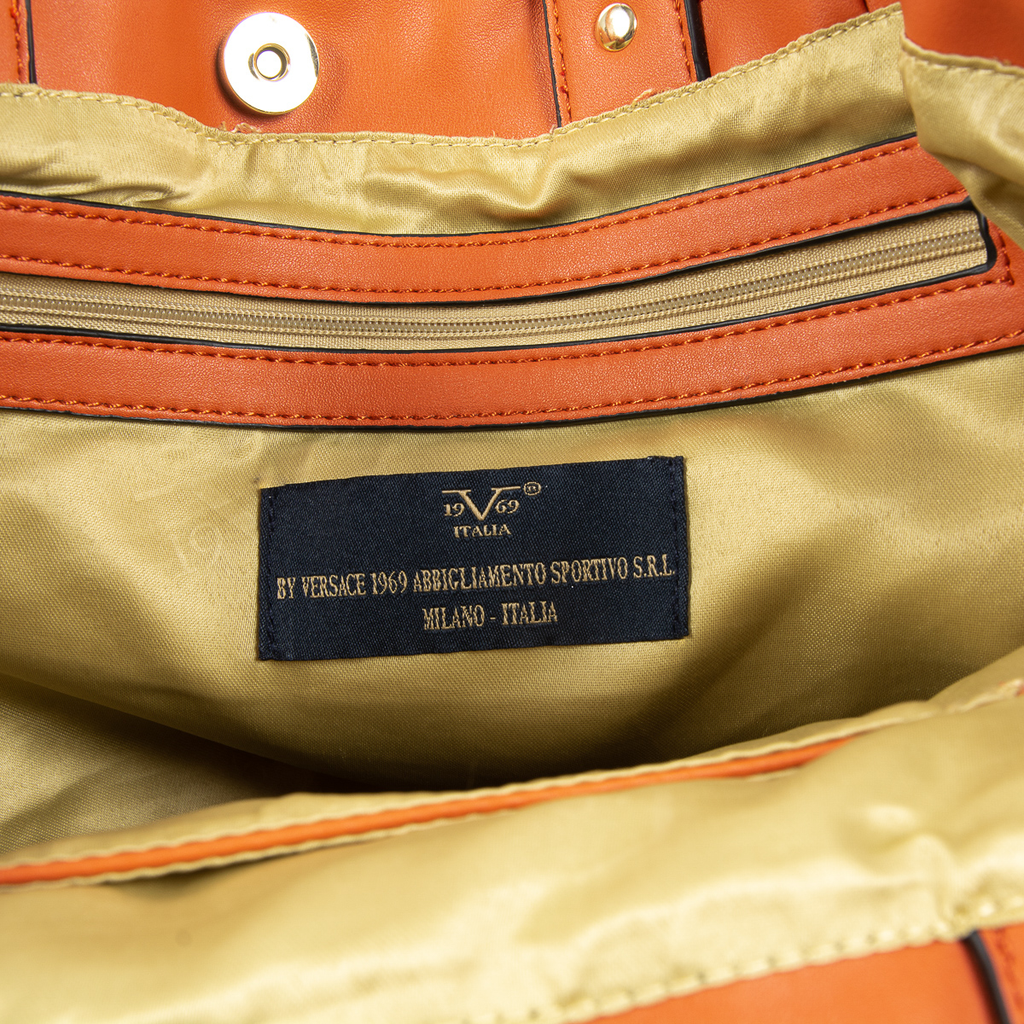 V 1969 Italia Borsa da donna arancione OLIVIA