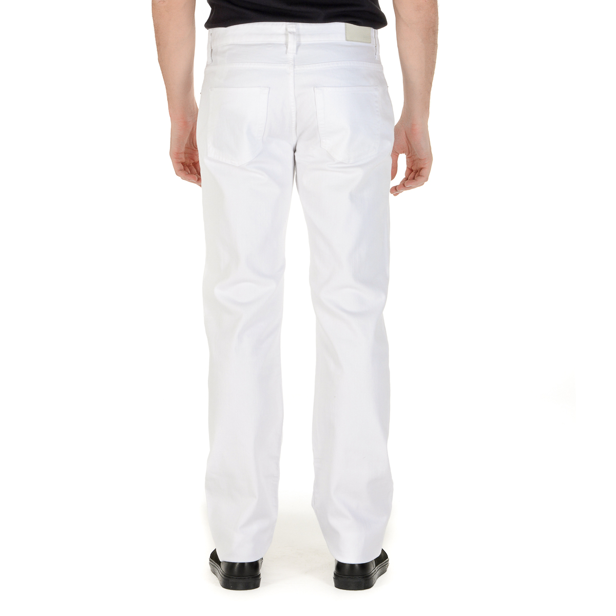 Pantaloni Armani Collezioni Uomo Bianchi