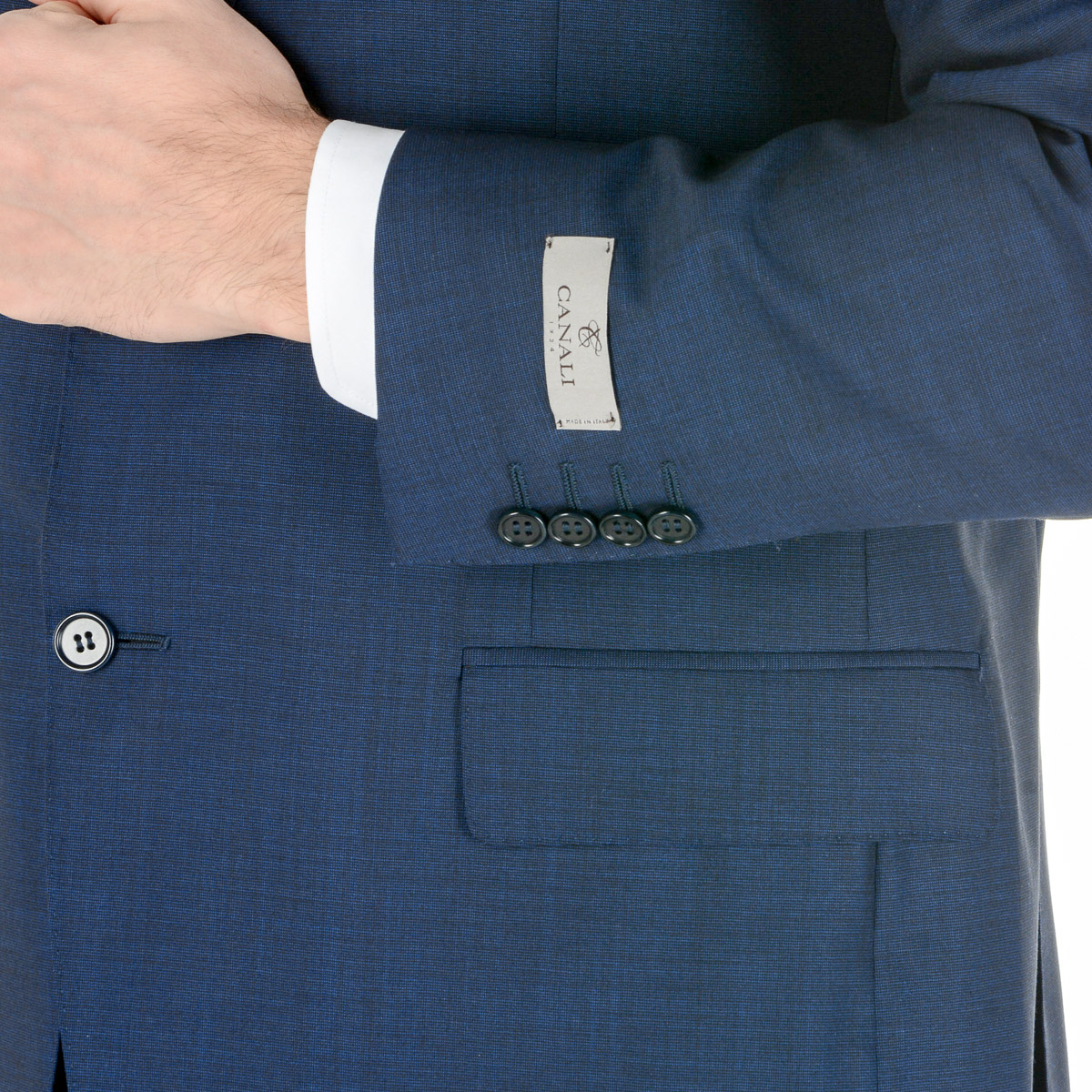 Abito da uomo Canali maniche lunghe blu
