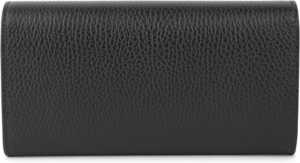 Portafoglio Gucci in pelle Interlocking nero
