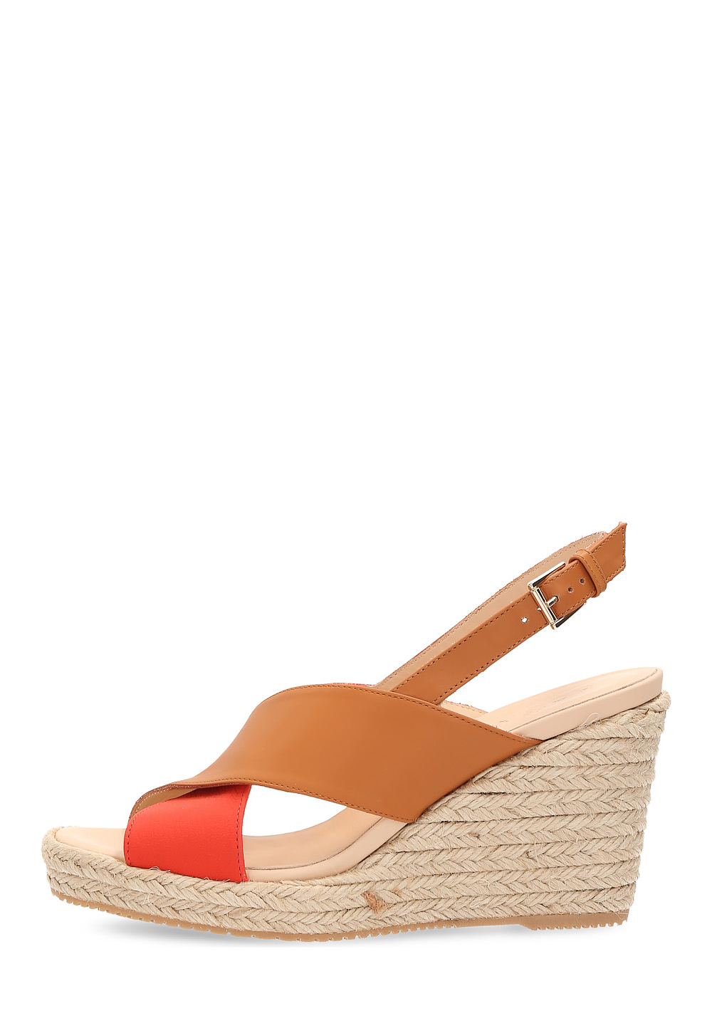 Hogan Sandalo con zeppa da donna Beige HXW2660R53088IC0X04