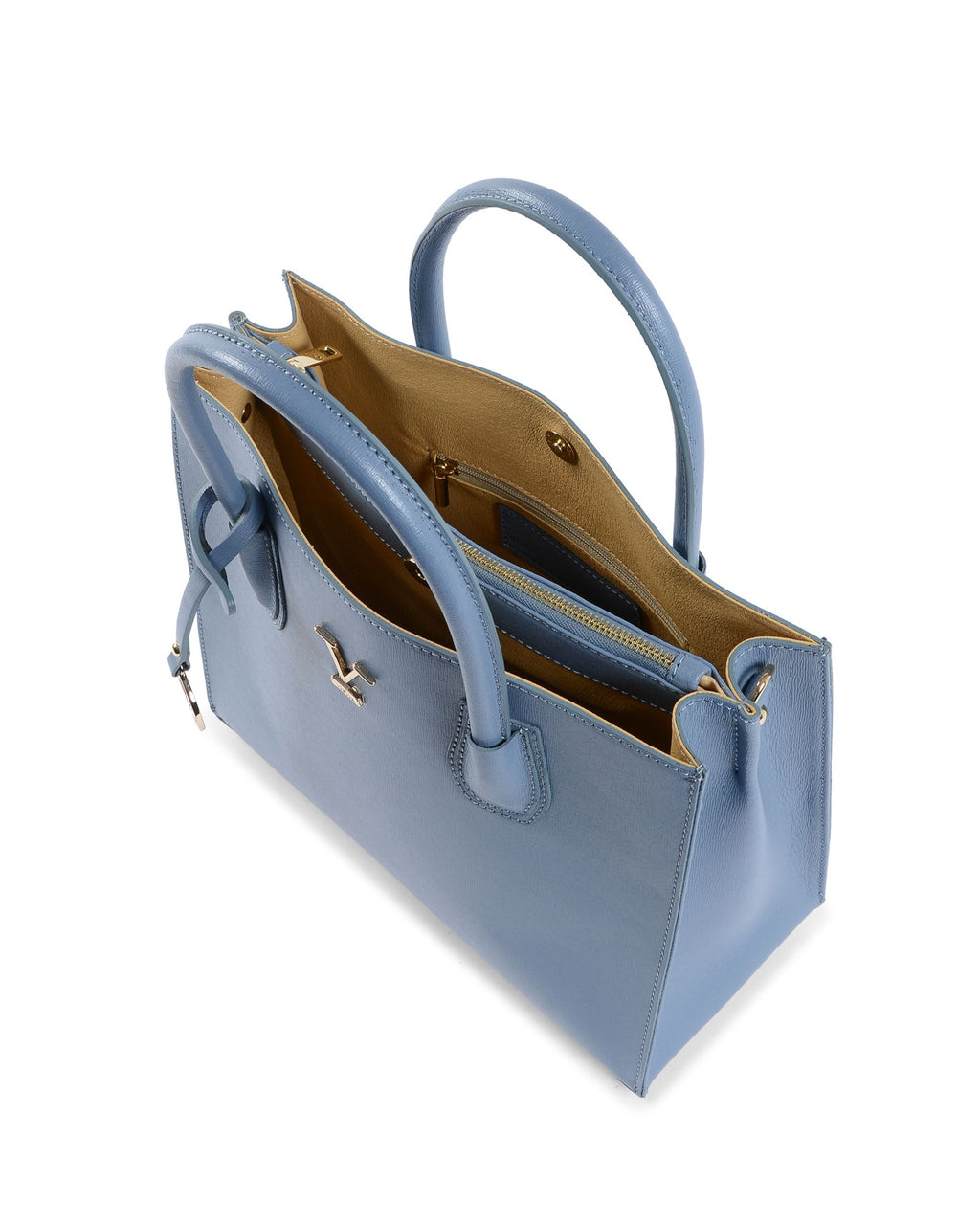 V Italia Borsa Donna Azzurro BE10275 52 SAFFIANO COLLINA