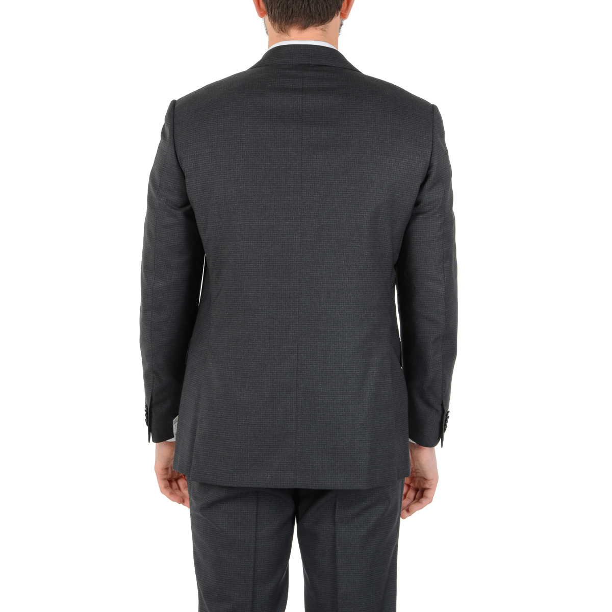 Corneliani Abito da uomo a maniche lunghe grigio scuro Super 130's