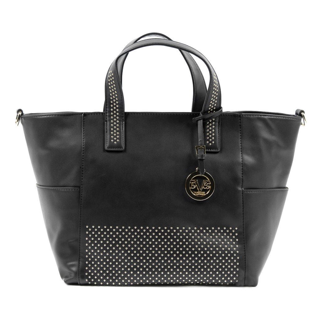 V 1969 Italia Borsa da donna nera VERONICA