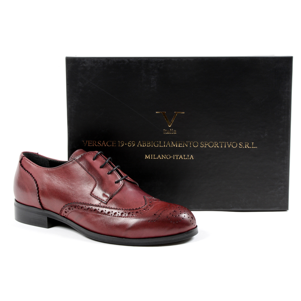 V 1969 Italia Scarpa stringata da donna Bordeaux SULLY