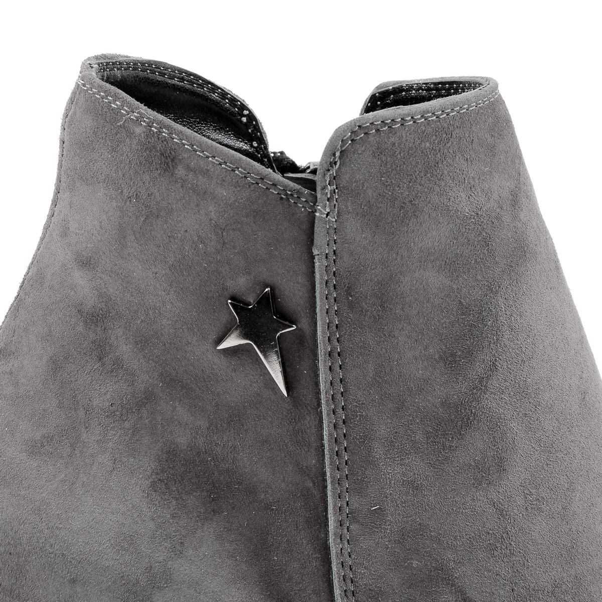Stivaletti con tacco da donna Andrew Charles, grigi SHERYL