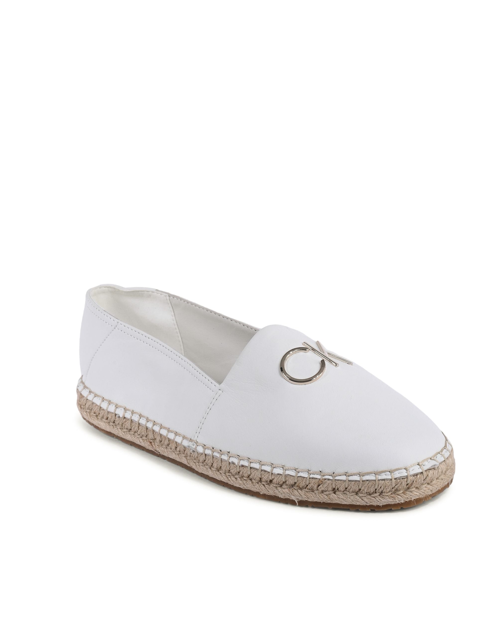 Espadrillas da donna Calvin Klein bianche HW0HW00740YAF