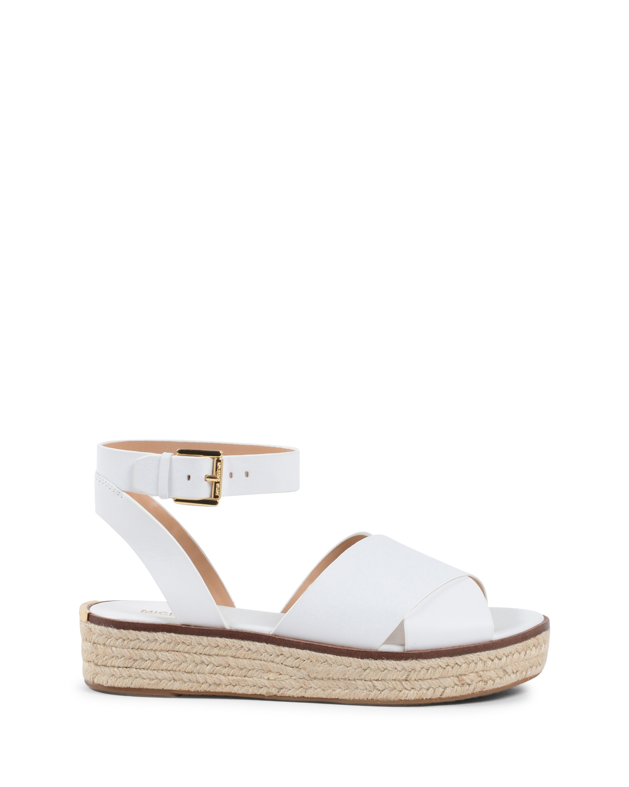 Michael Kors Sandalo con plateau da donna bianco ABBOTT