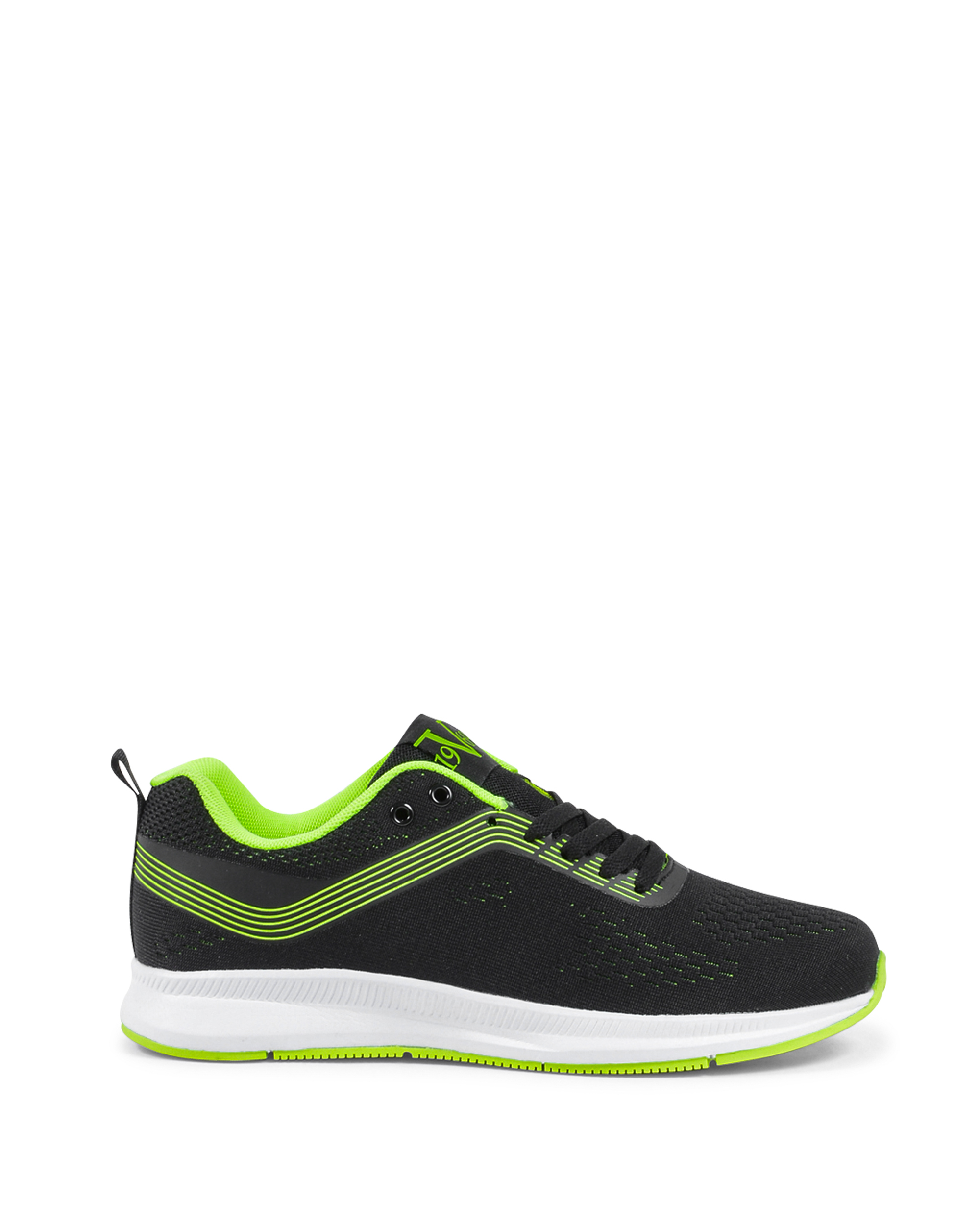 19V69 Italia Mens Sneaker V035 NERO VERDE