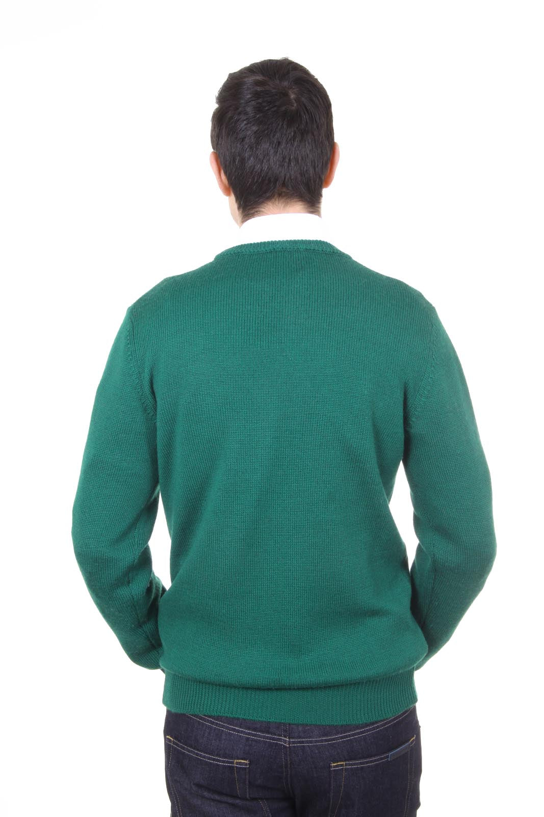 Maglia uomo girocollo V 1969 Italia 9802 GIROCOLLO VERDONE