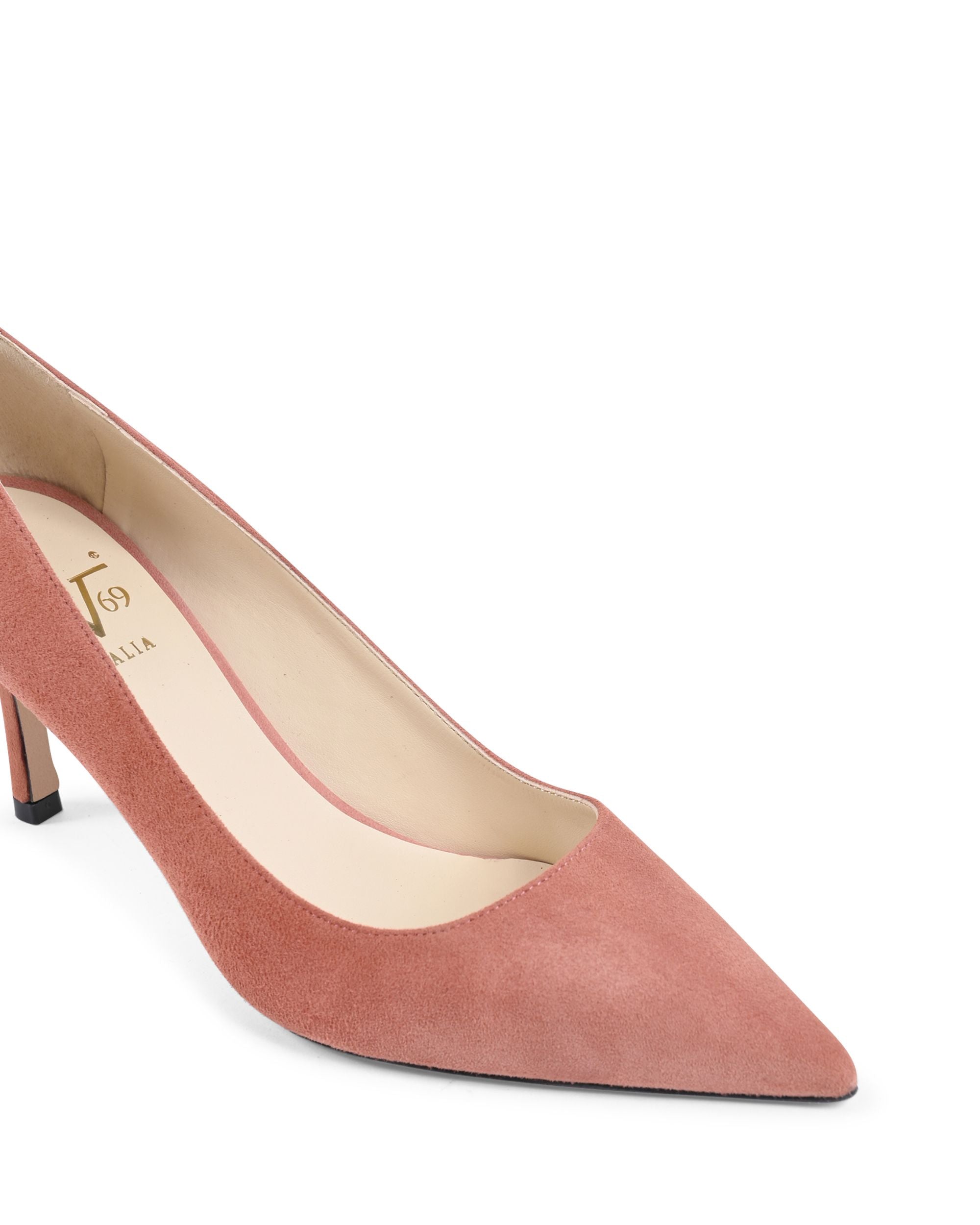 19V69 Italia Decolleté Donna Rosa INES65 VELLUTO SALMONE