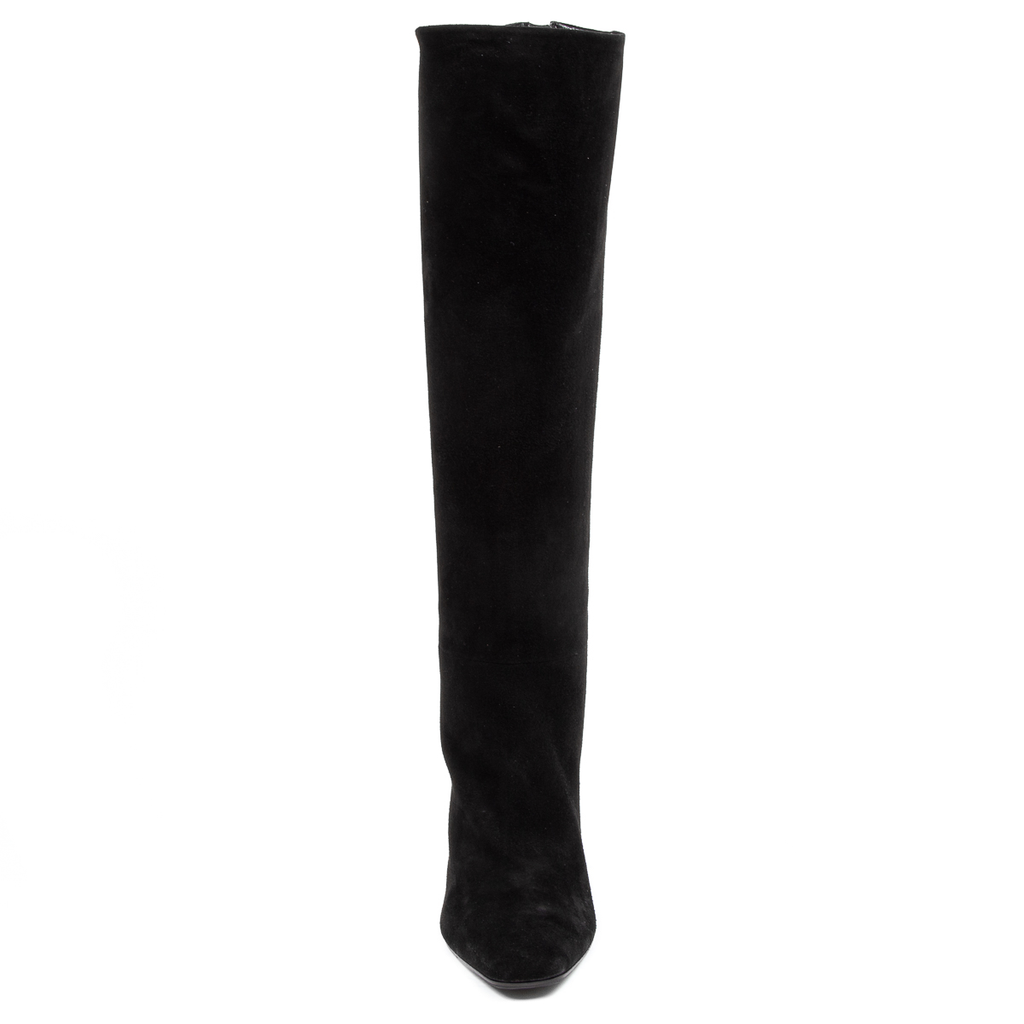 V 1969 Italia Stivale alto da donna nero YARA
