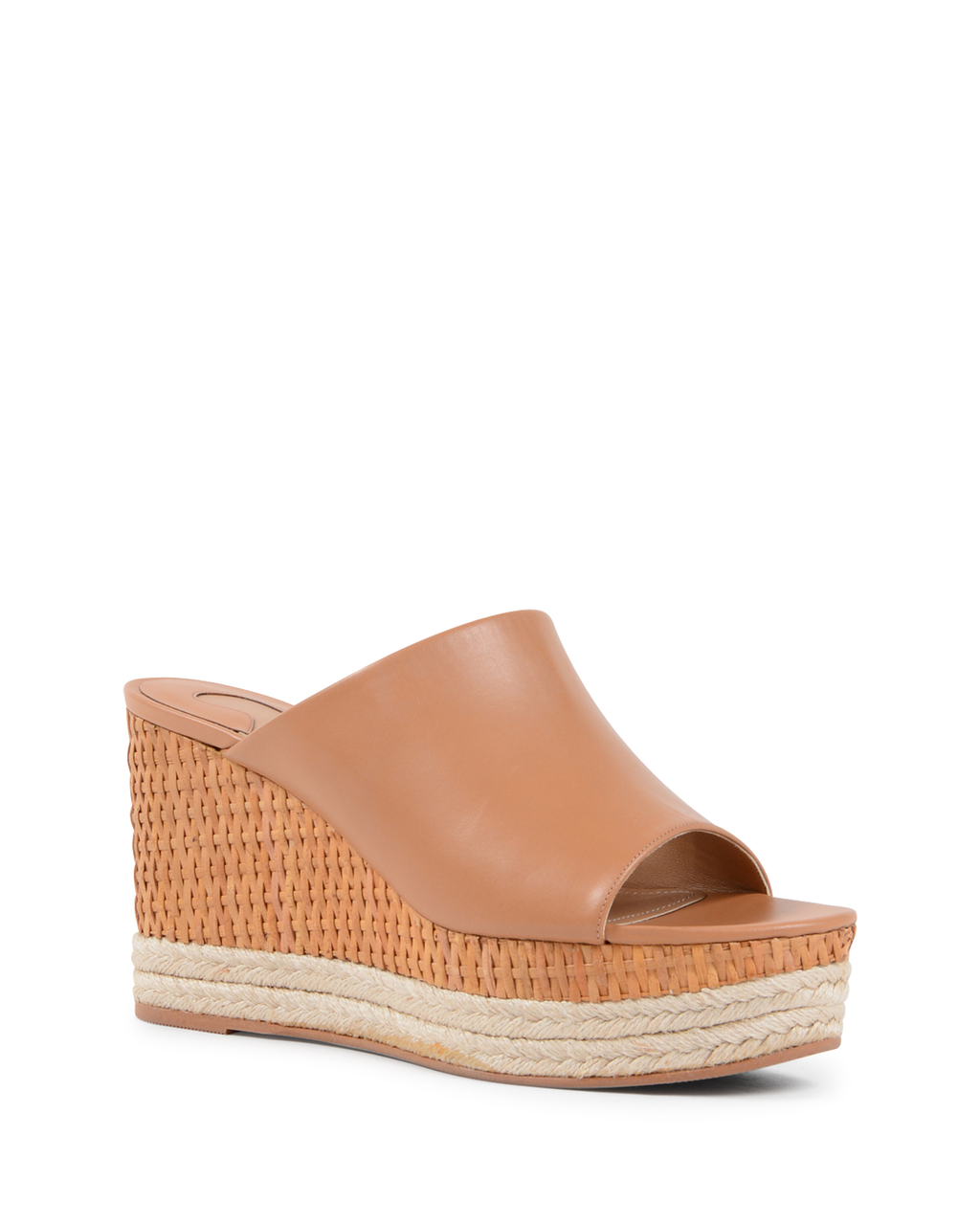 Sandalo con zeppa da donna Salvatore Ferragamo color cuoio MAIMEI