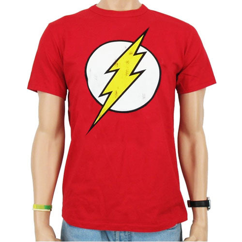 Maglietta da uomo Marvel Comics con il logo di Flash