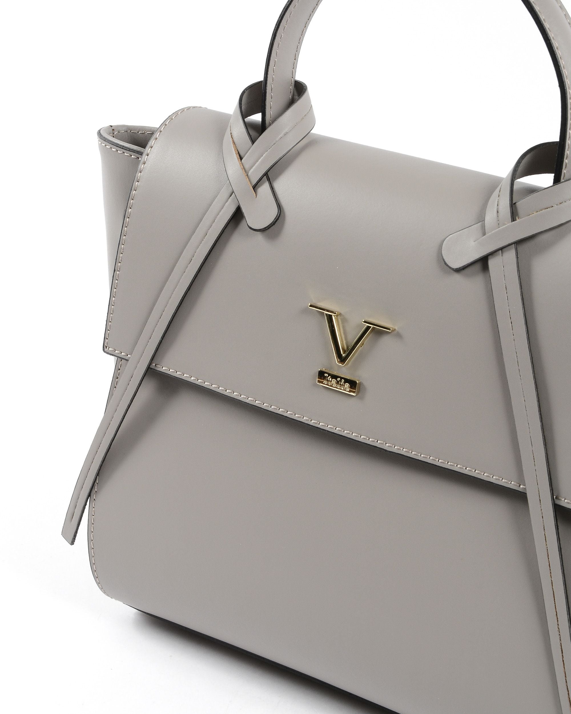 Borsa a mano da donna V Italia V030-G RUGA TAUPE